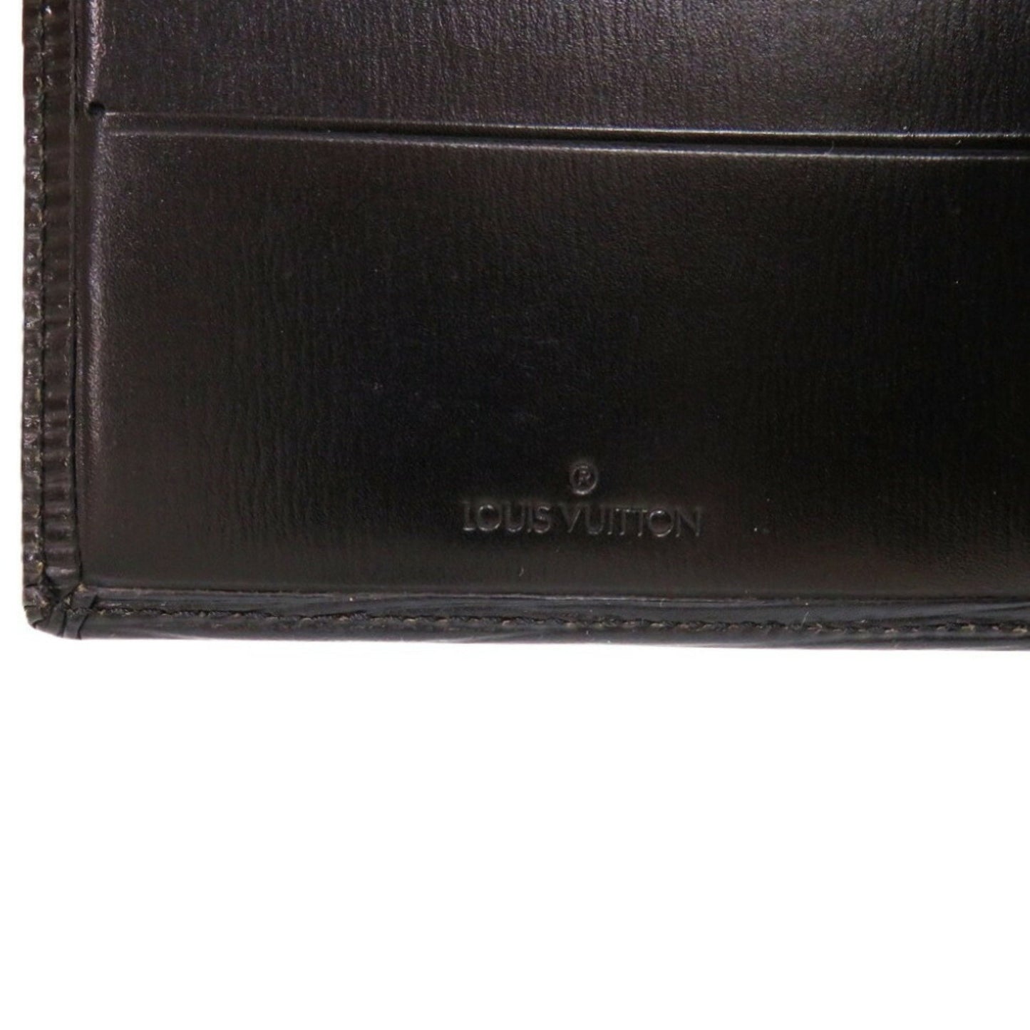 Louis Vuitton Portefeuille Marco Leather Noir Lv Black Bifold Wallet 0656Louis Vuitton