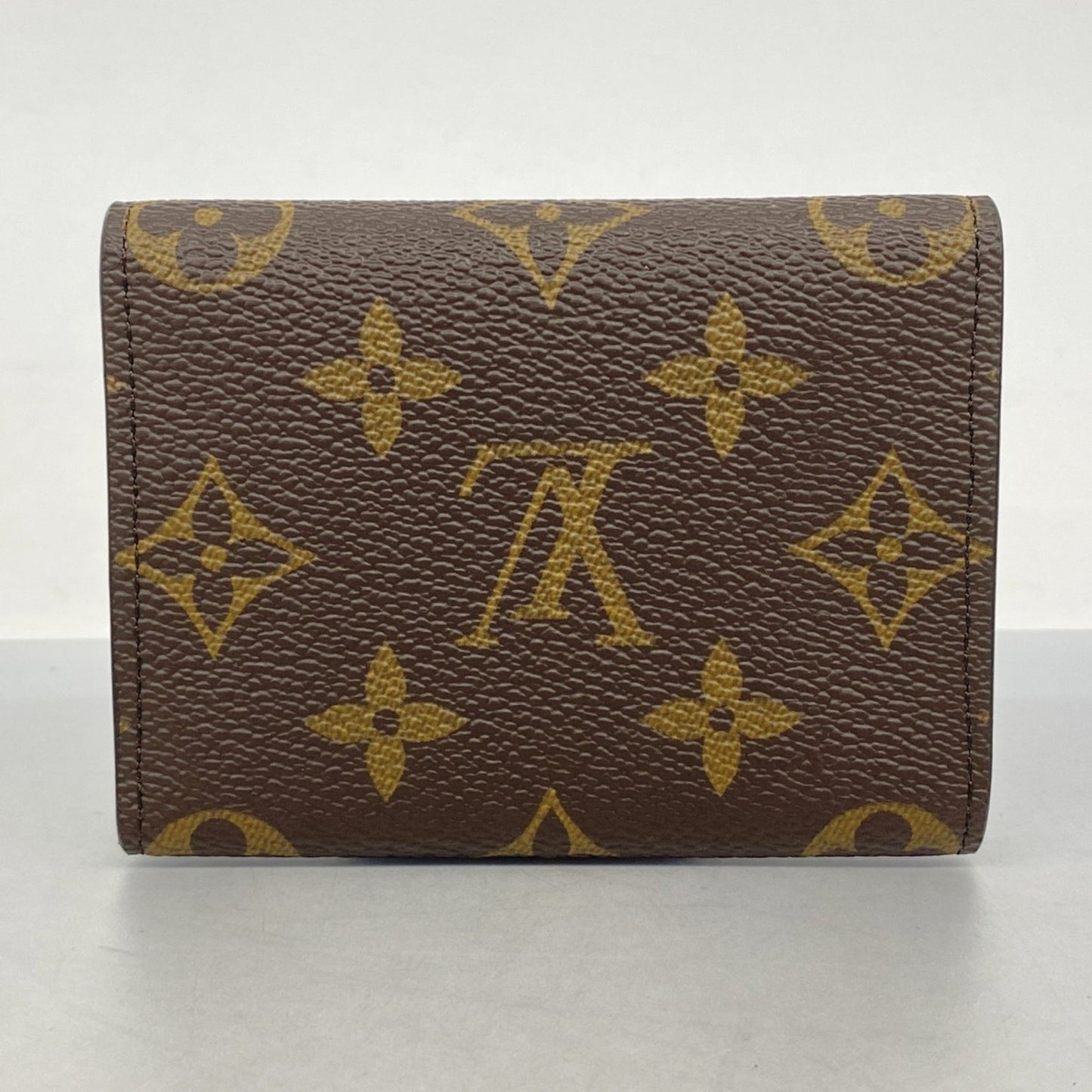 Louis Vuitton Monogram Envelope Carte De Visite Business Card Case M63801 Brown