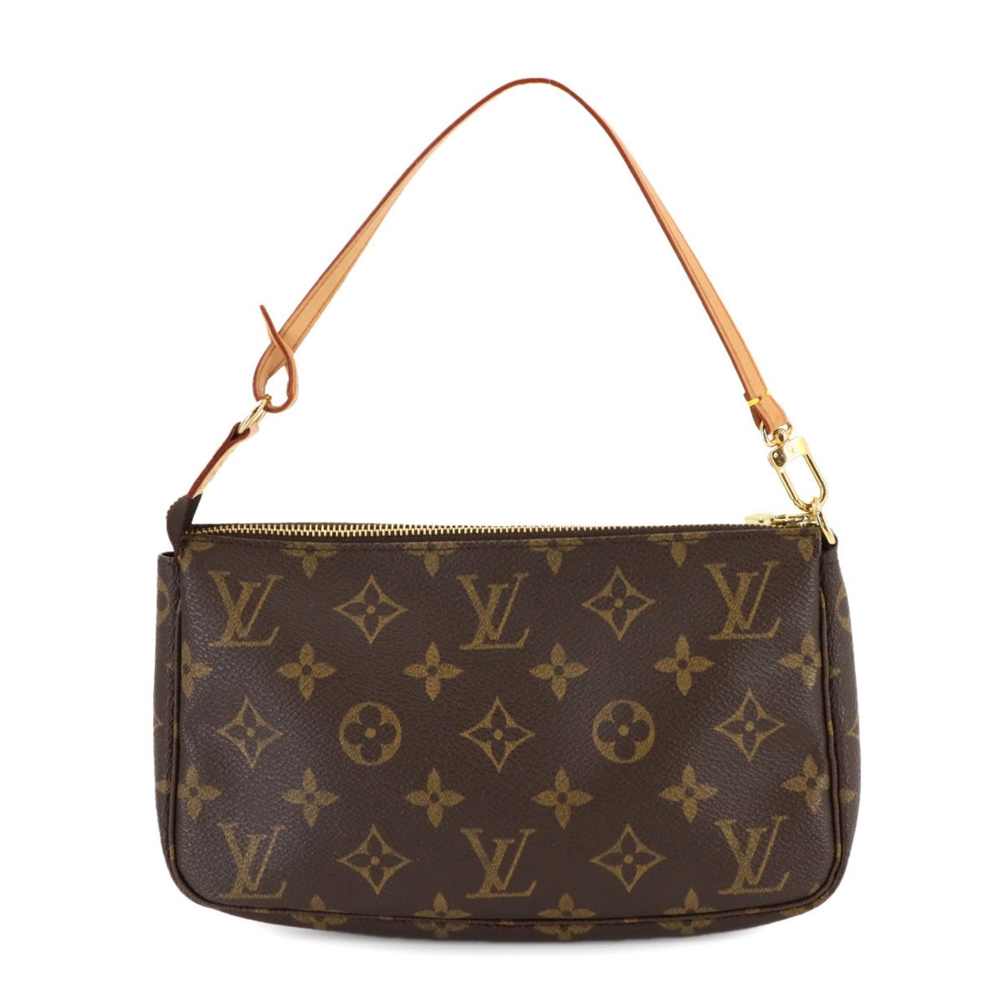 Louis Vuitton Monogram Pochette Accessoires Handbag M51980 Brown