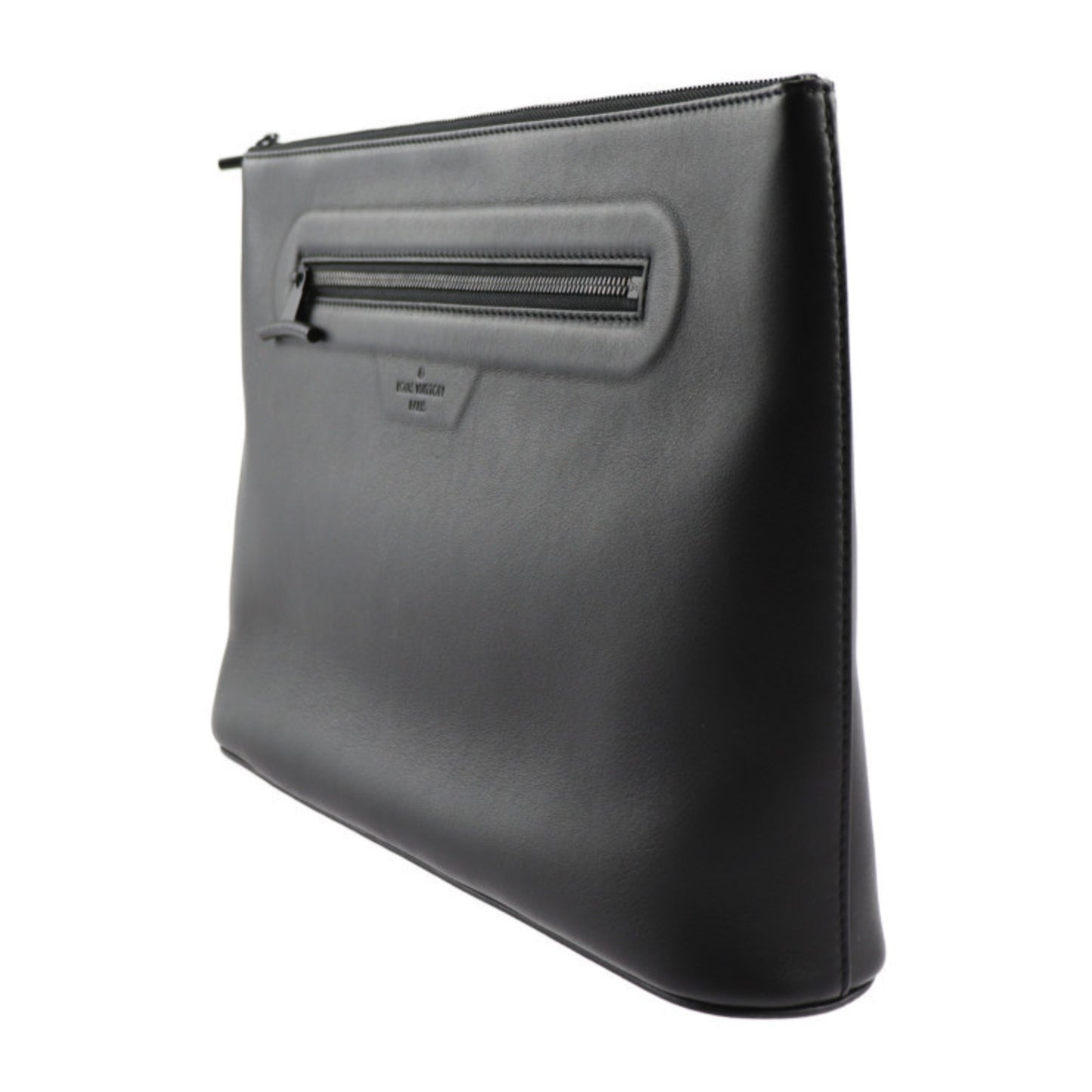 Louis Vuitton Louis Vuitton Pochette Cosmos Dark Infinity Second Bag M63268 Leather Black Clutch