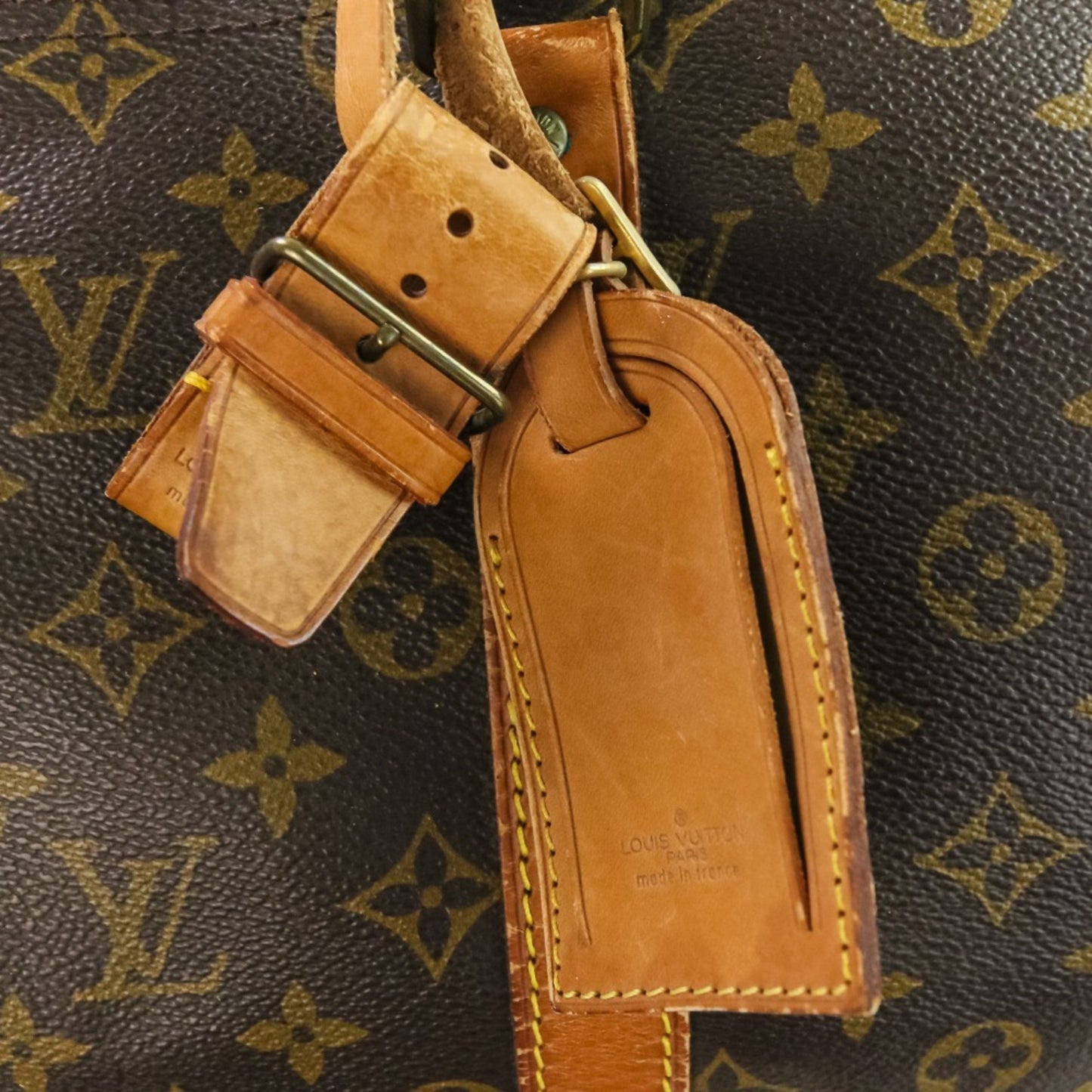 Louis Vuitton Monogram Keepall 45 Boston Bag M41428 Brown