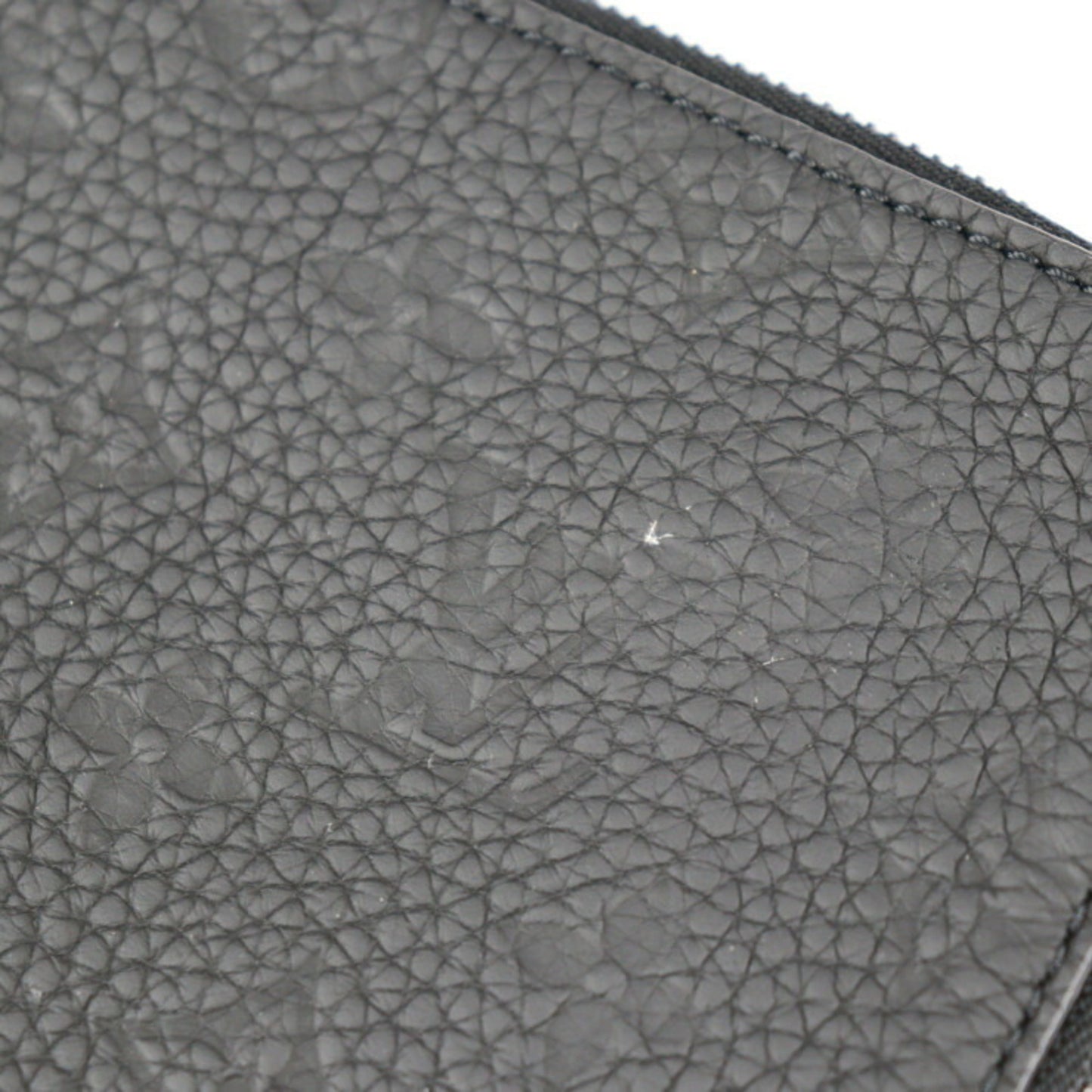 Louis Vuitton Etuit Voyage Second Bag M59479 Taurillon Leather Black Clutch Pouch Monogram L-Shaped