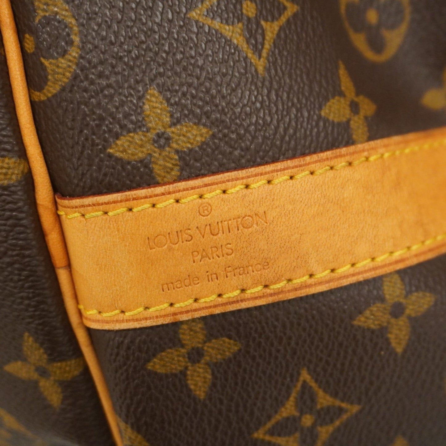 Louis Vuitton Monogram Keepall Bandouliere 60 Boston Bag M41412 Brown