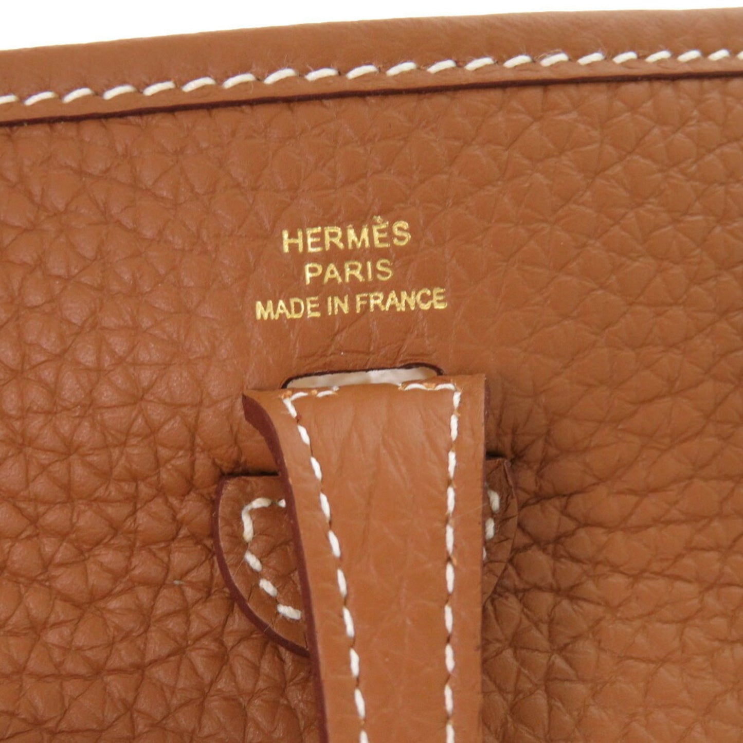 Unused Herms Evelyn Tpm Amazon Taurillon Clemence Gold K Stamp (Made In 2025) Shoulder Bag Brown
