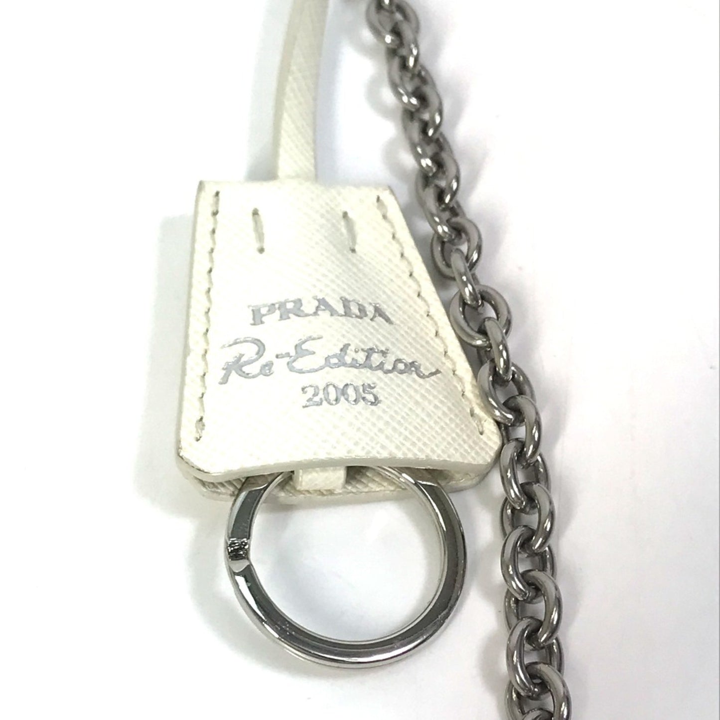 Prada 1Bh204 Triangle Logo Triangle Logo Plate Chain