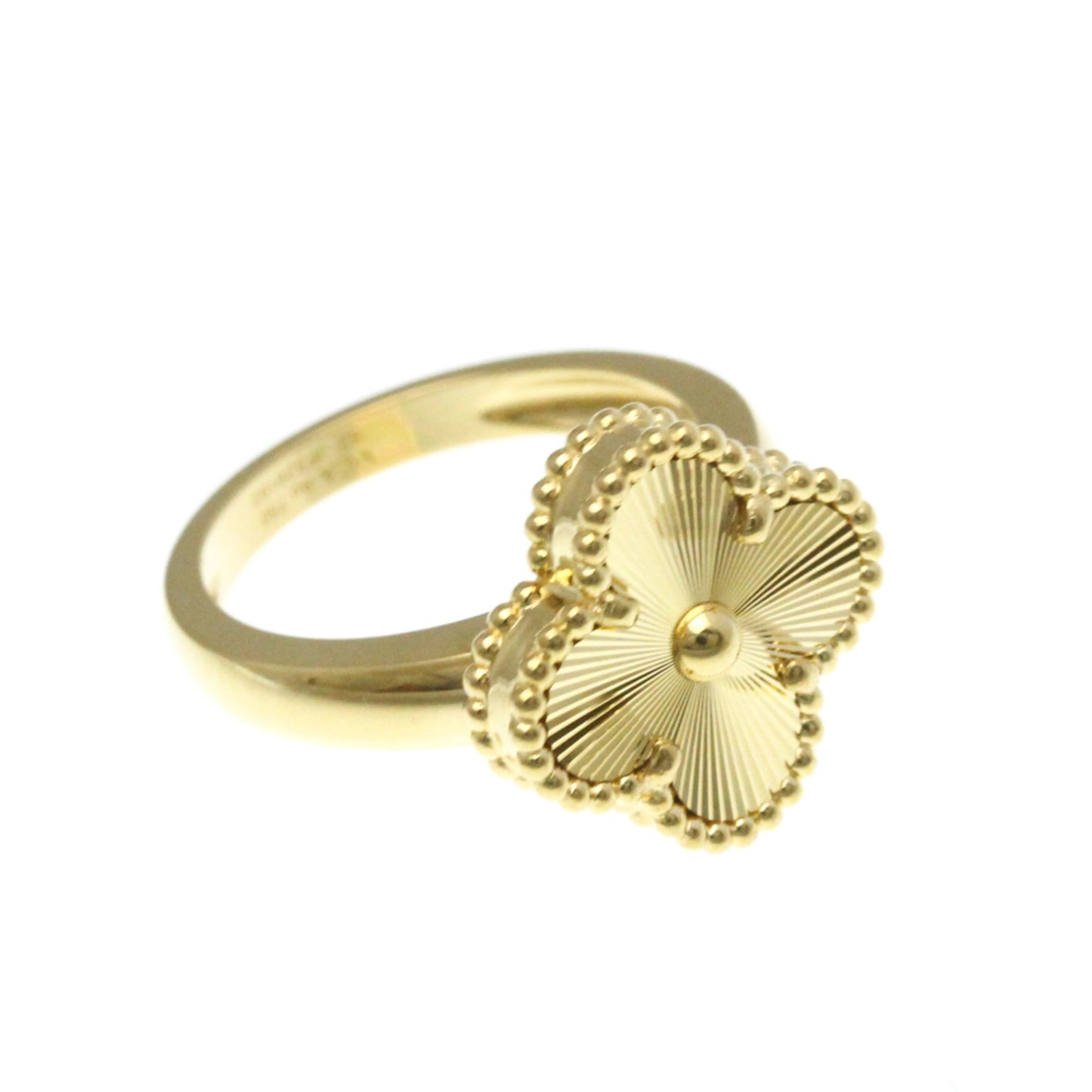 Van Cleef & Arpels Vintage Alhambra Ring Yellow Gold (18K) Fashion No Stone Band Ring Gold