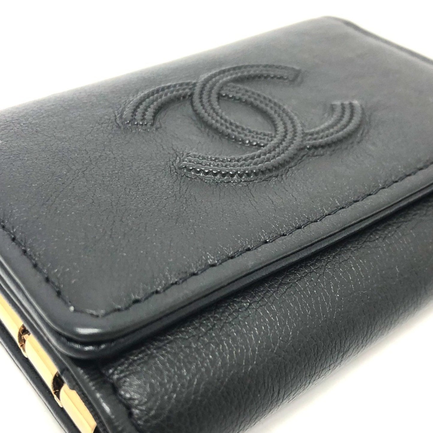 Chanel Coco Mark 4-Ring Key Case