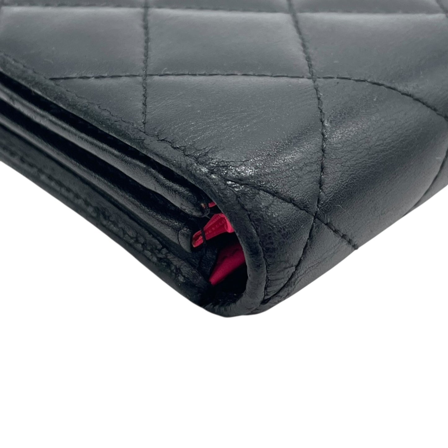 Chanel Cambon Line Bifold Long Wallet With Coco Mark