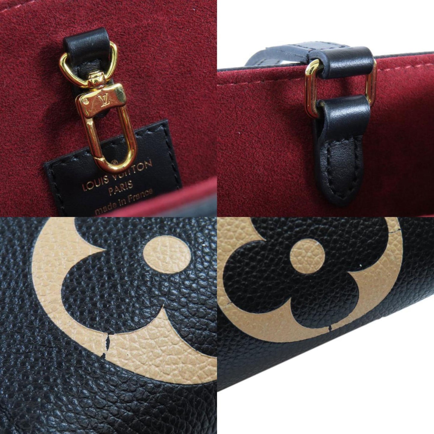 Louis Vuitton M45495 On The Go Mm Tote Bag Empreinte