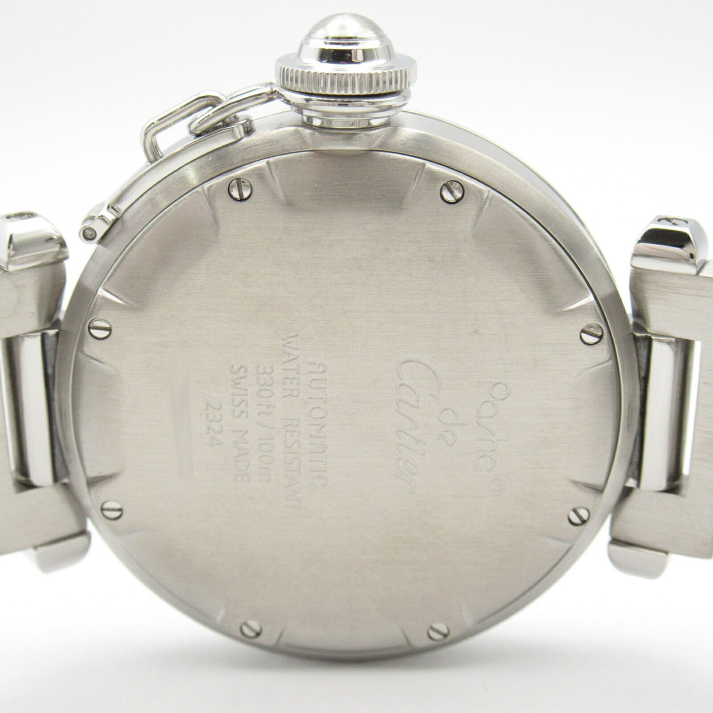 Cartier Pasha C Watch Stainless Steel Boys White W31015M7