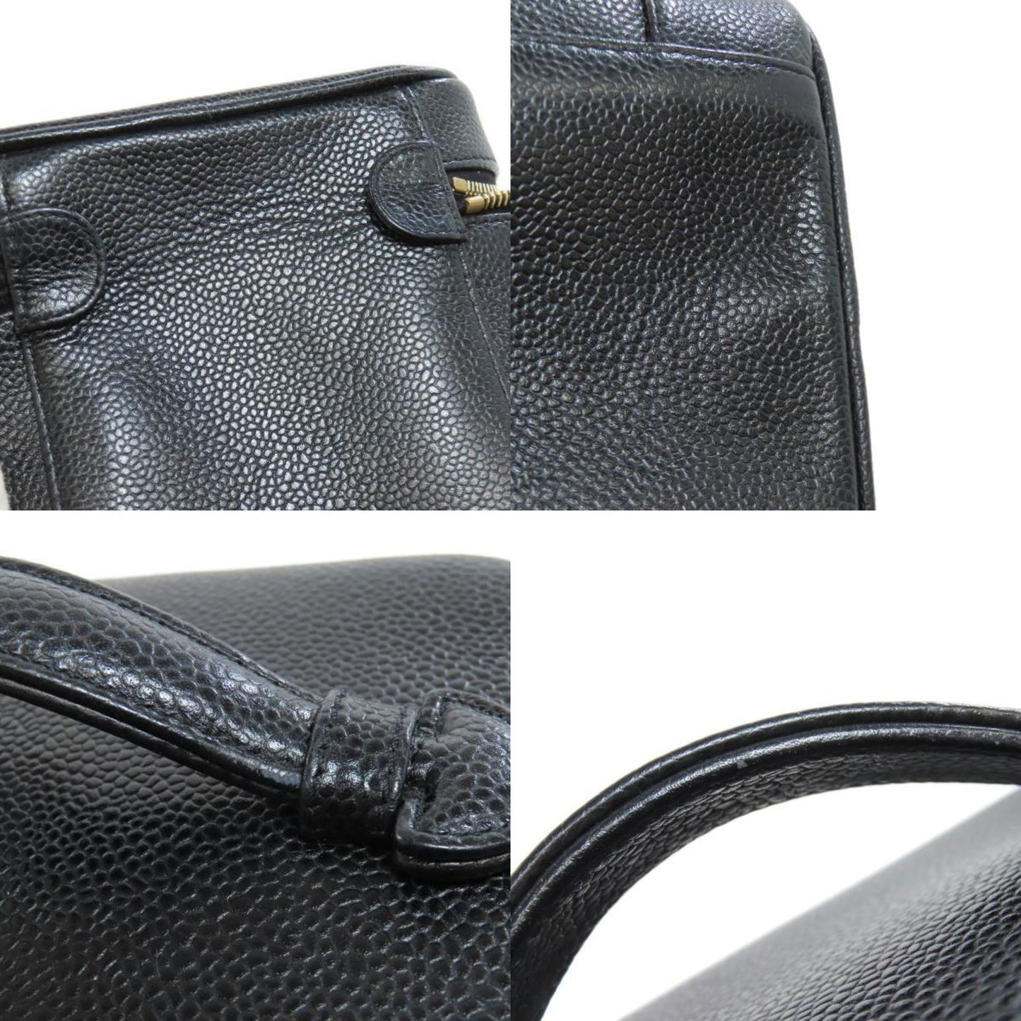 Chanel Vanity Tote Bag In Grained Calfskin