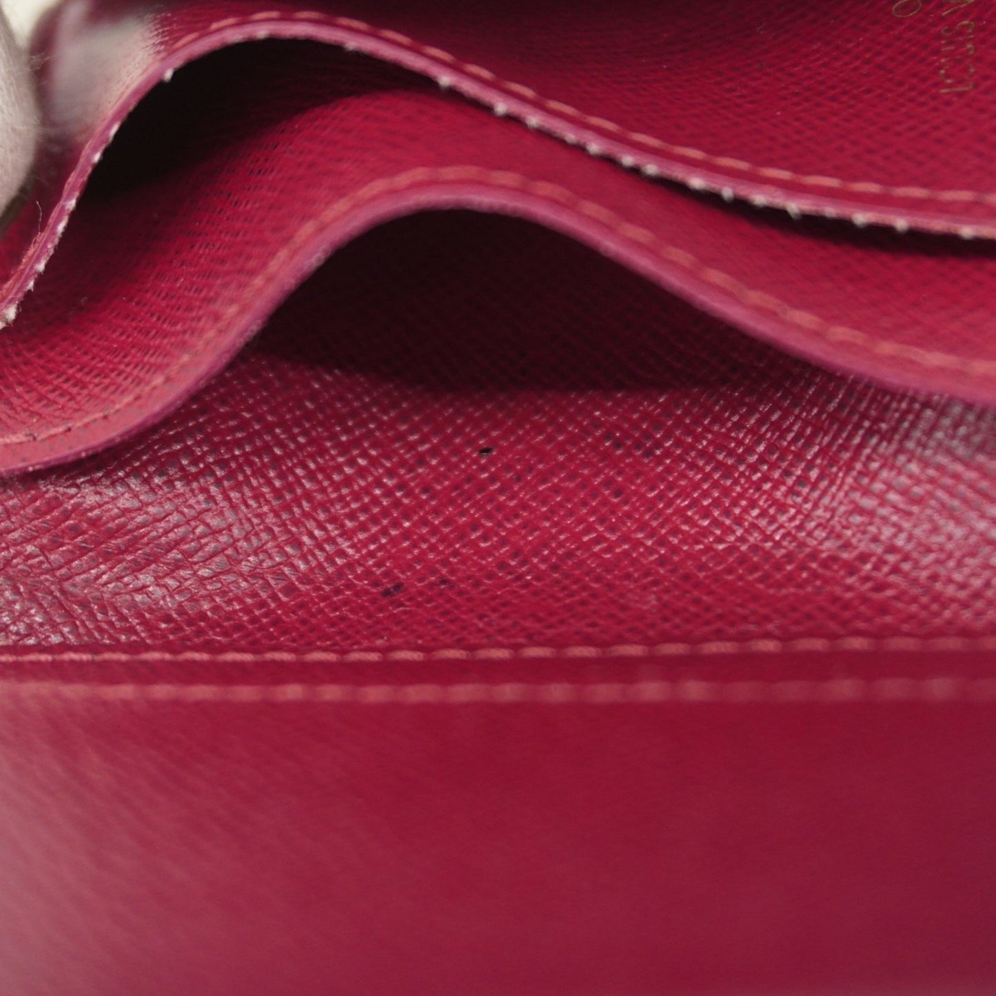 Louis Vuitton Monogram Portefeuille Zoe Tri-Fold Wallet M62932 Brown Fuchsia