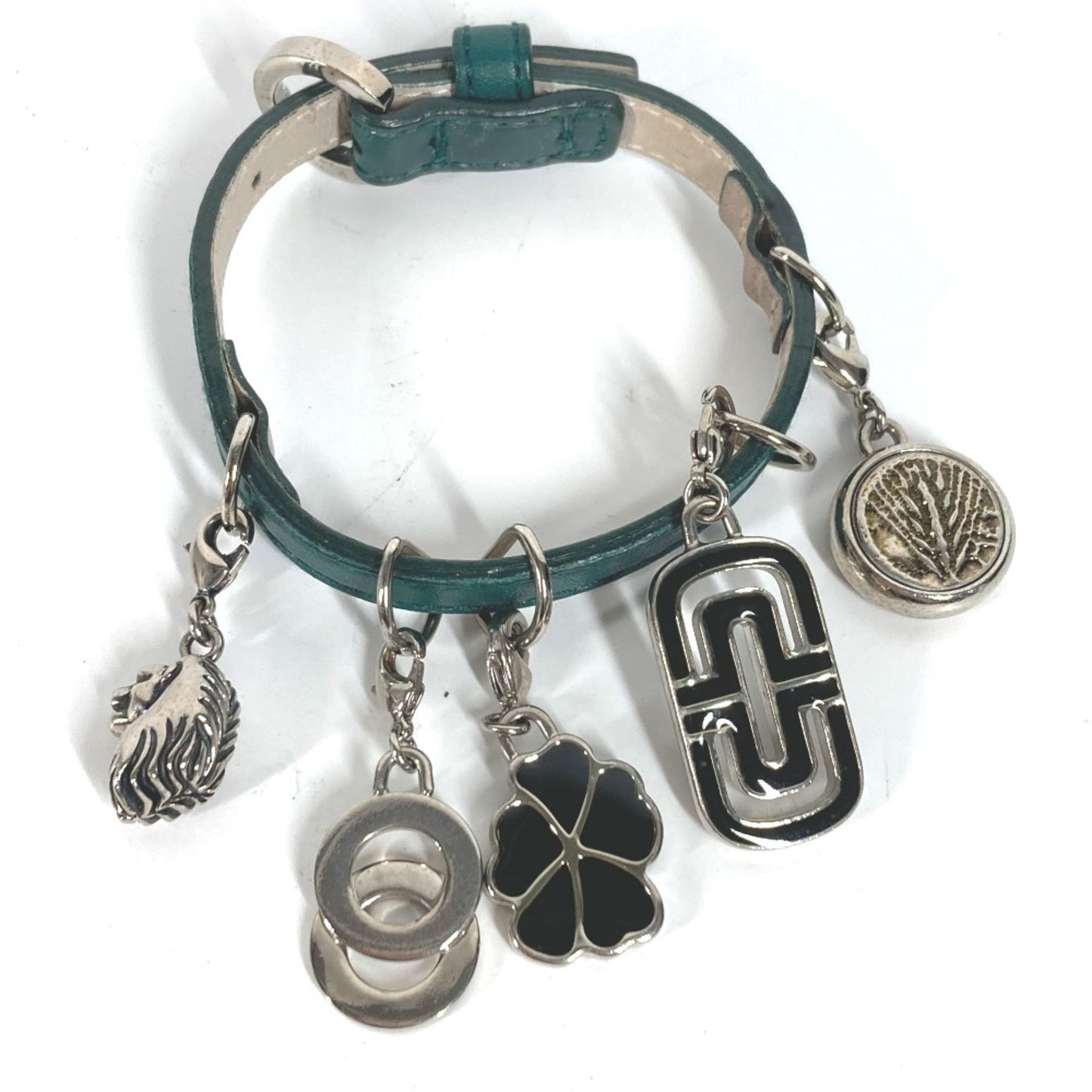 Bvlgari Bvlgari Bvlgari Logo Bangle Accessories Bracelet Green