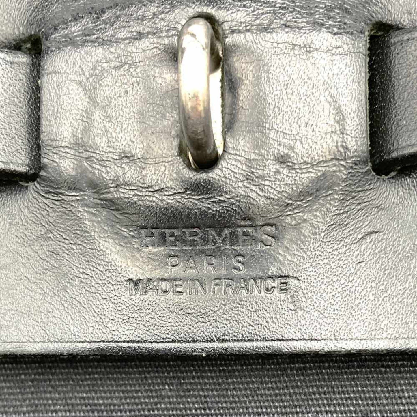 Hermes Herms Airbag Pm Canvas Shoulder Bag/Handbag In Black