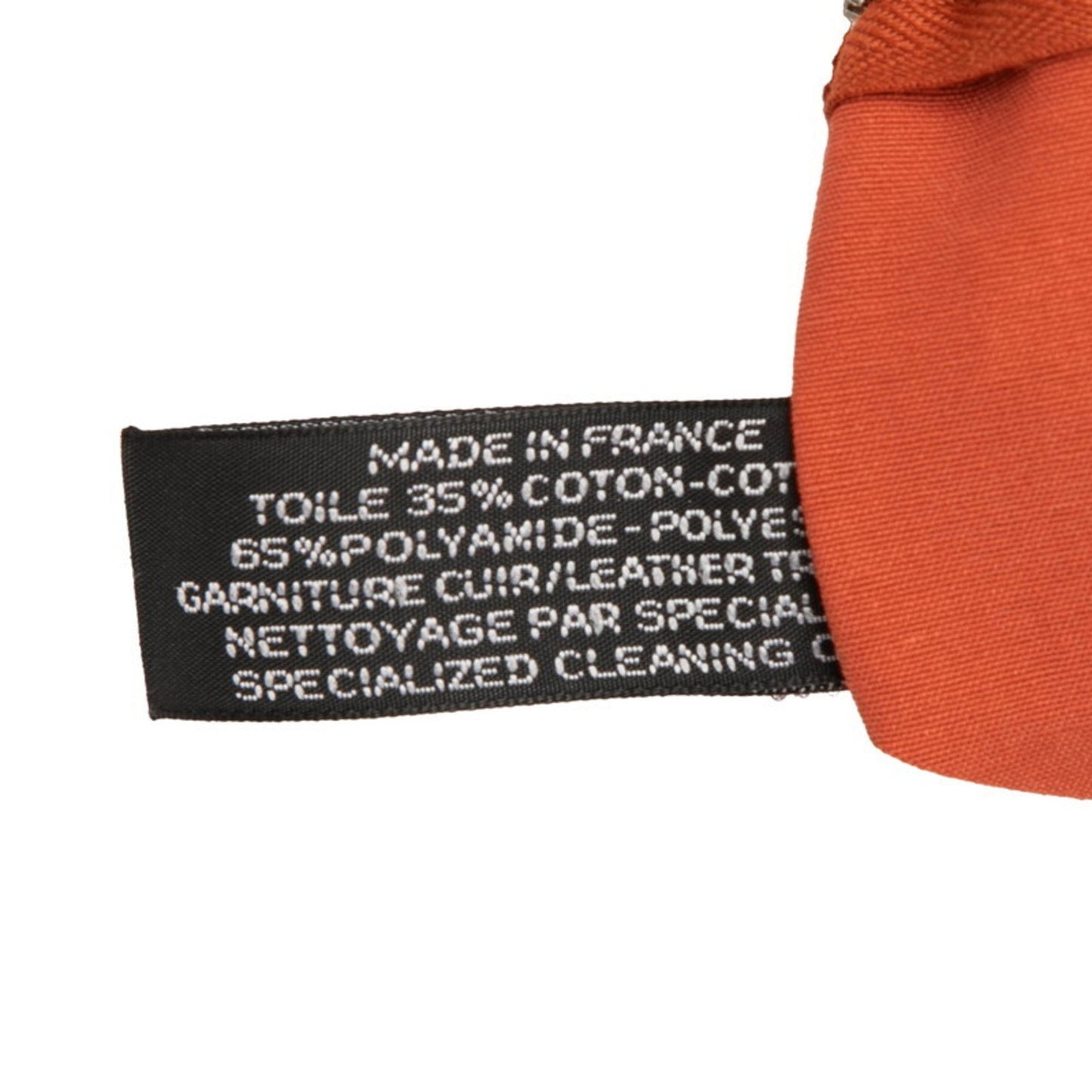 Hermes Herms Acapulco Cabas Mm Tote Bag In Orange Toile Chevron Leather