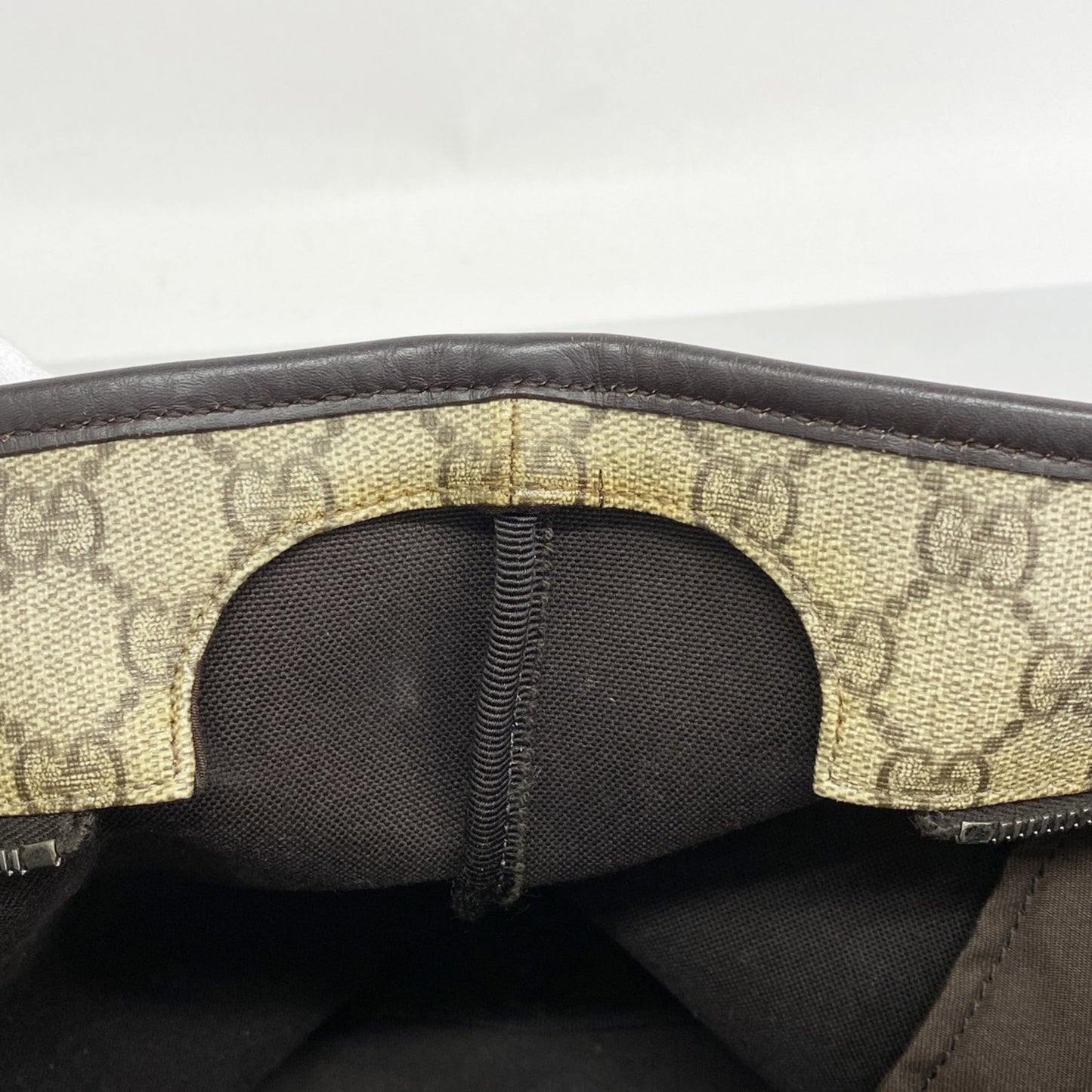 Gucci Gg Supreme Tote Bag 211137 Beige Brown