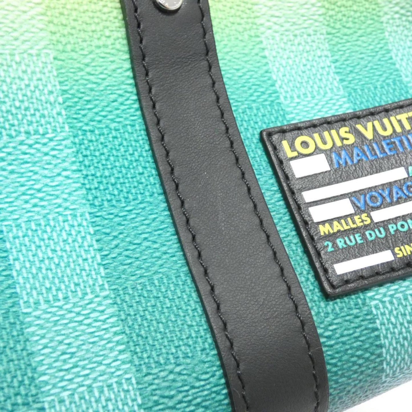 Louis Vuitton Day Break (Damier Stripe) Keepall Xs M59949 Boston Bag