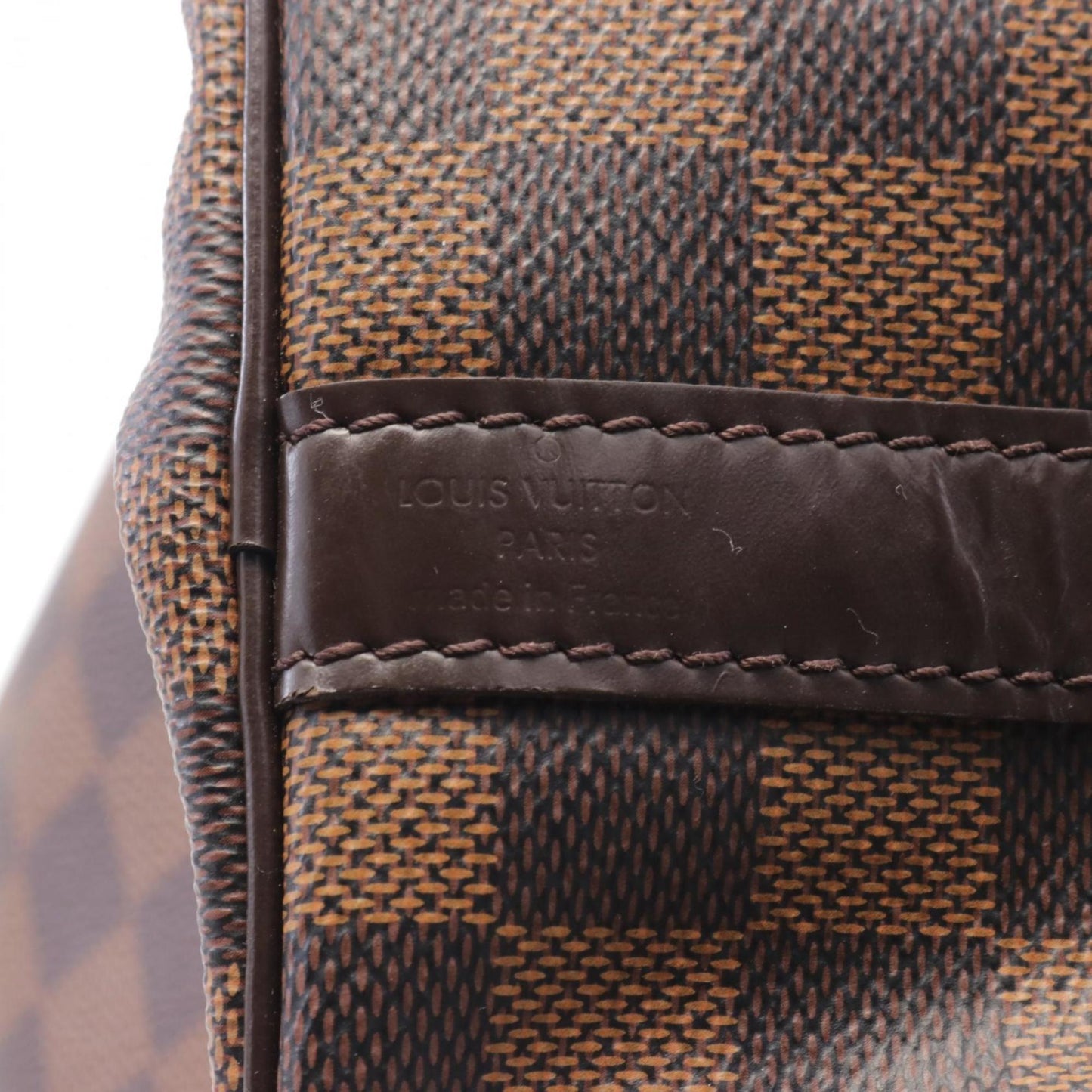 Louis Vuitton Speedy Bandouliere 30 Handbag Bag Coated Canvas Leather Damier