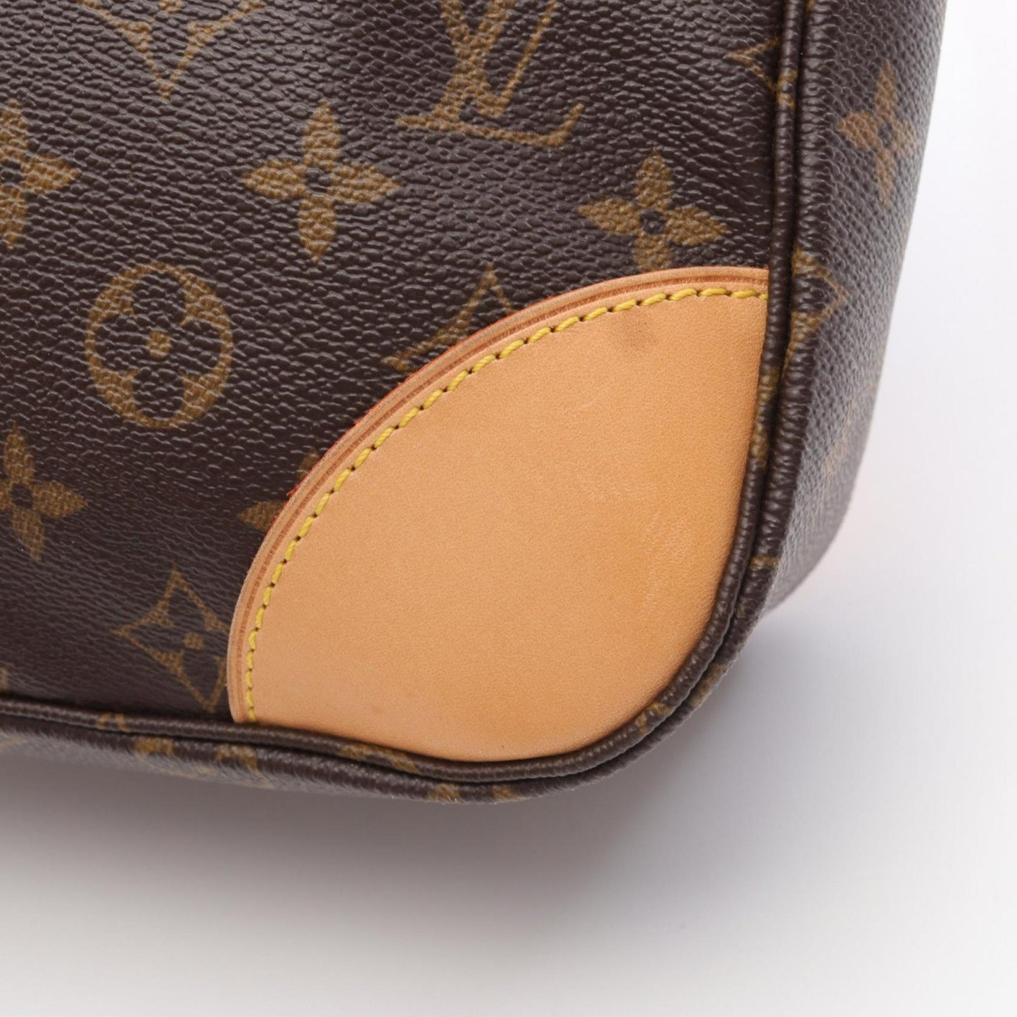 Louis Vuitton Boulogne Pm Monogram Shoulder Bag Coated Canvas Leather