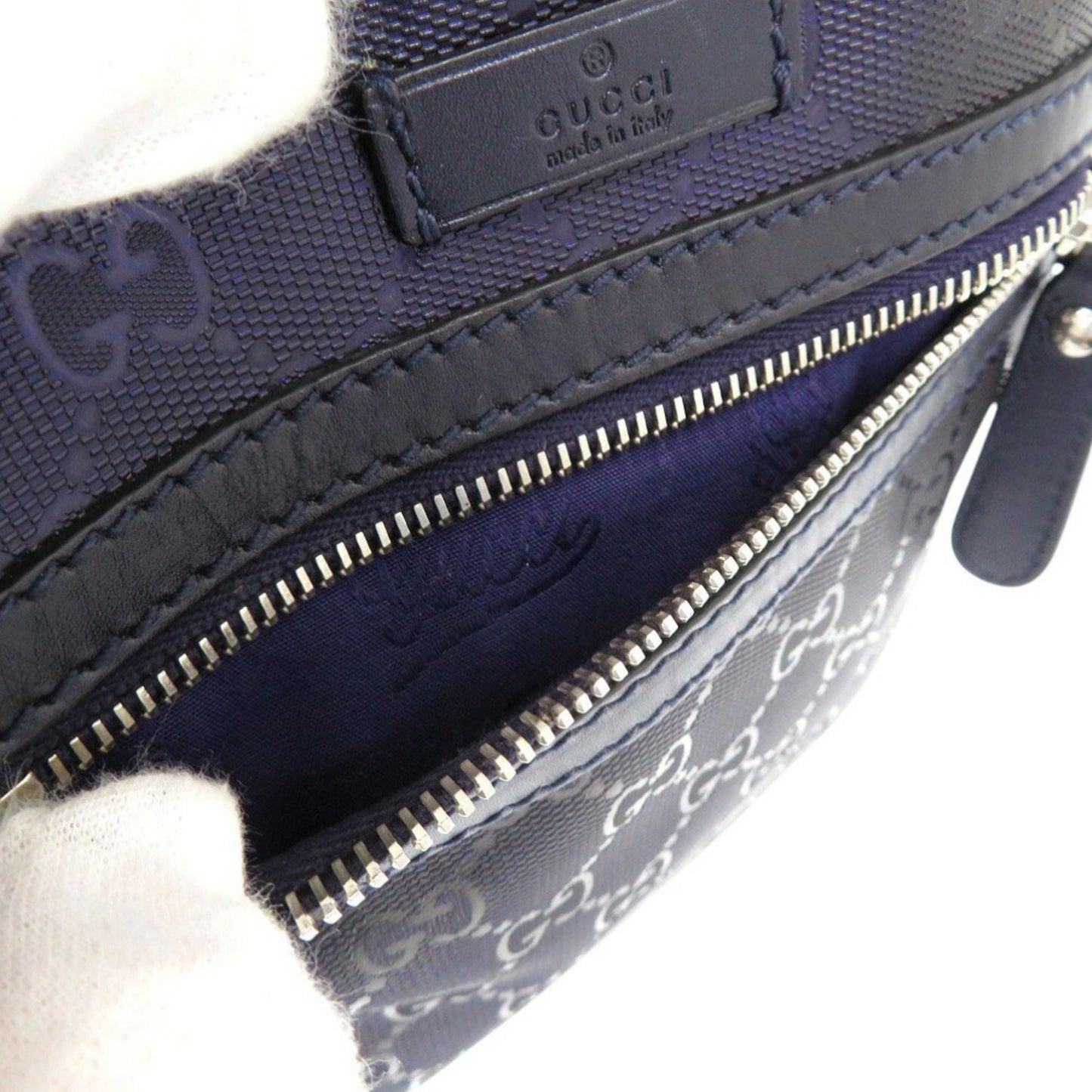 Gucci Gg Imprime Shoulder Bag Crossbody 233268 497717 Pvc Purple 0470Gucci