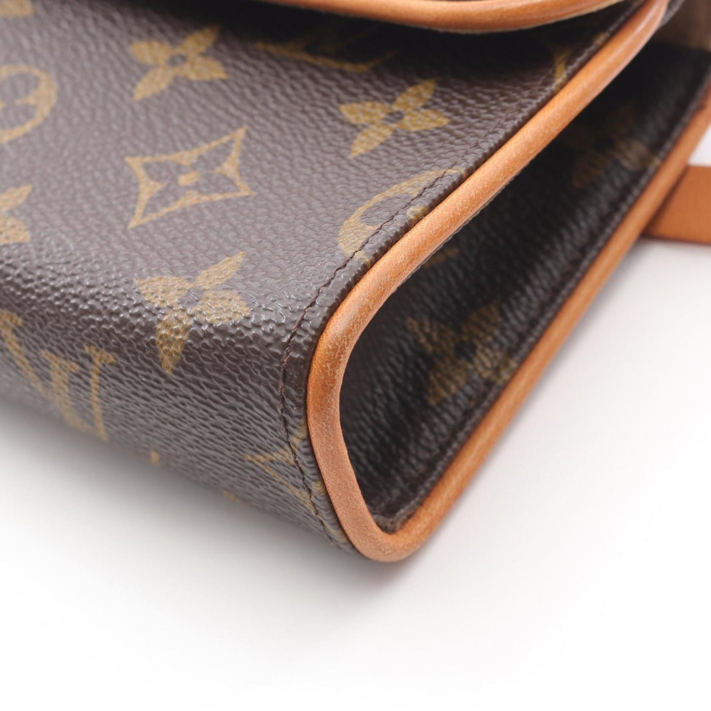 Louis Vuitton Florentine Pochette Waist Bag/Body Bag In Coated Canvas And Leather With Monogram