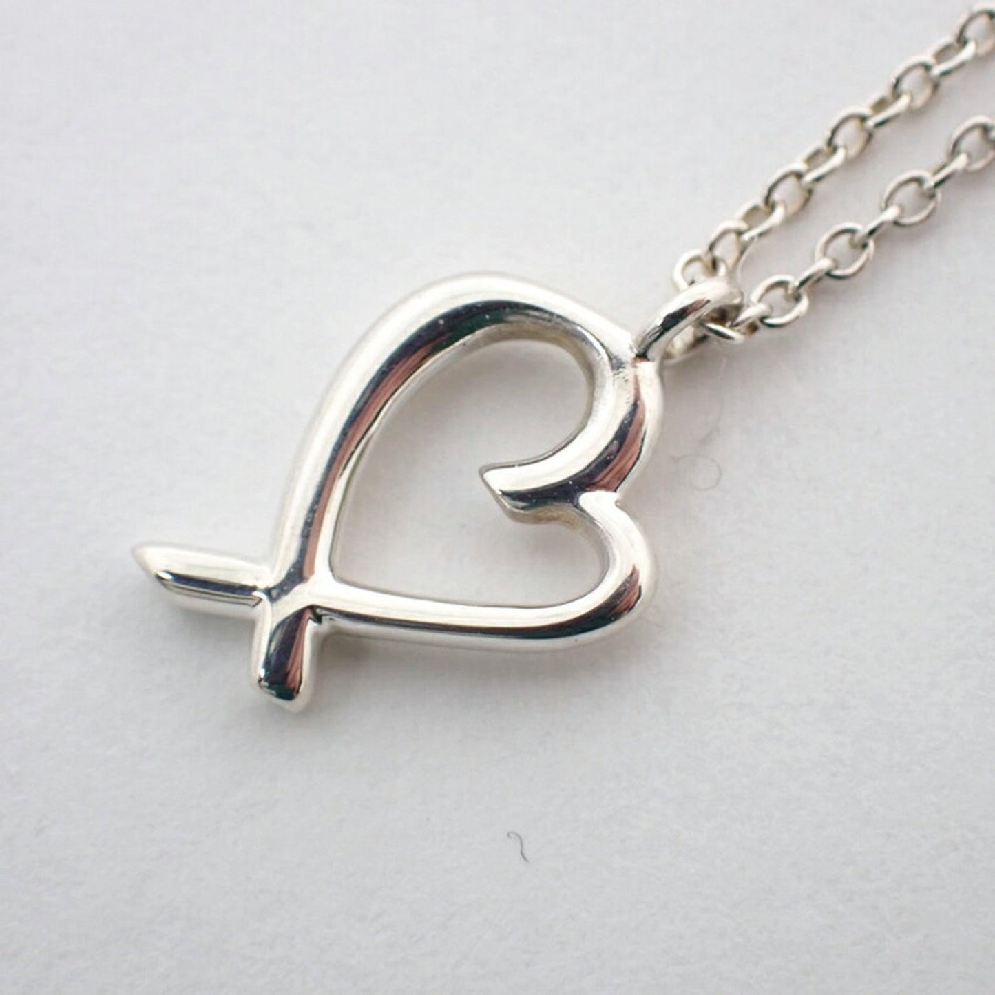 Tiffany 925 Loving Heart Pendant Necklace