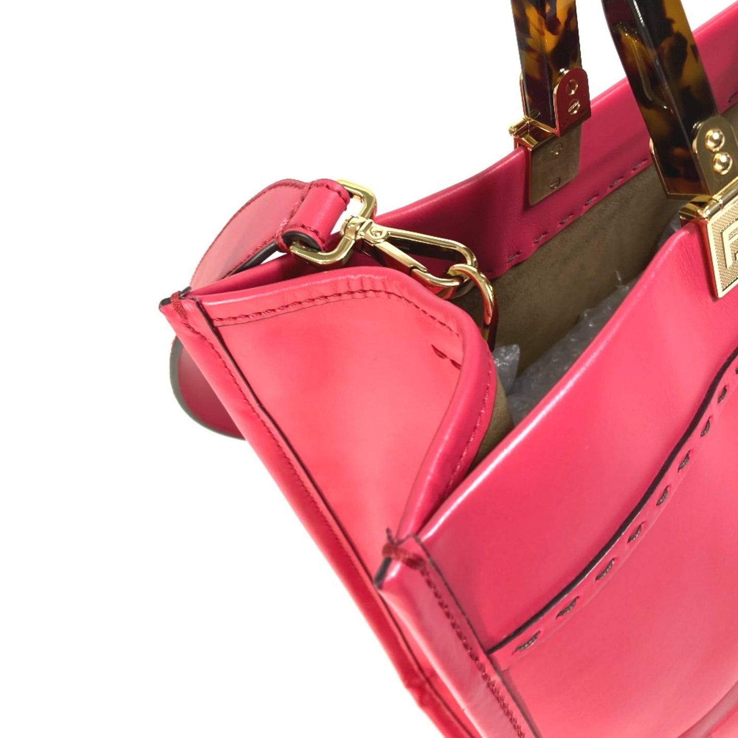 Fendi 8Bh386 Shoulder Bag 2Way Bag Tote Bag Pink