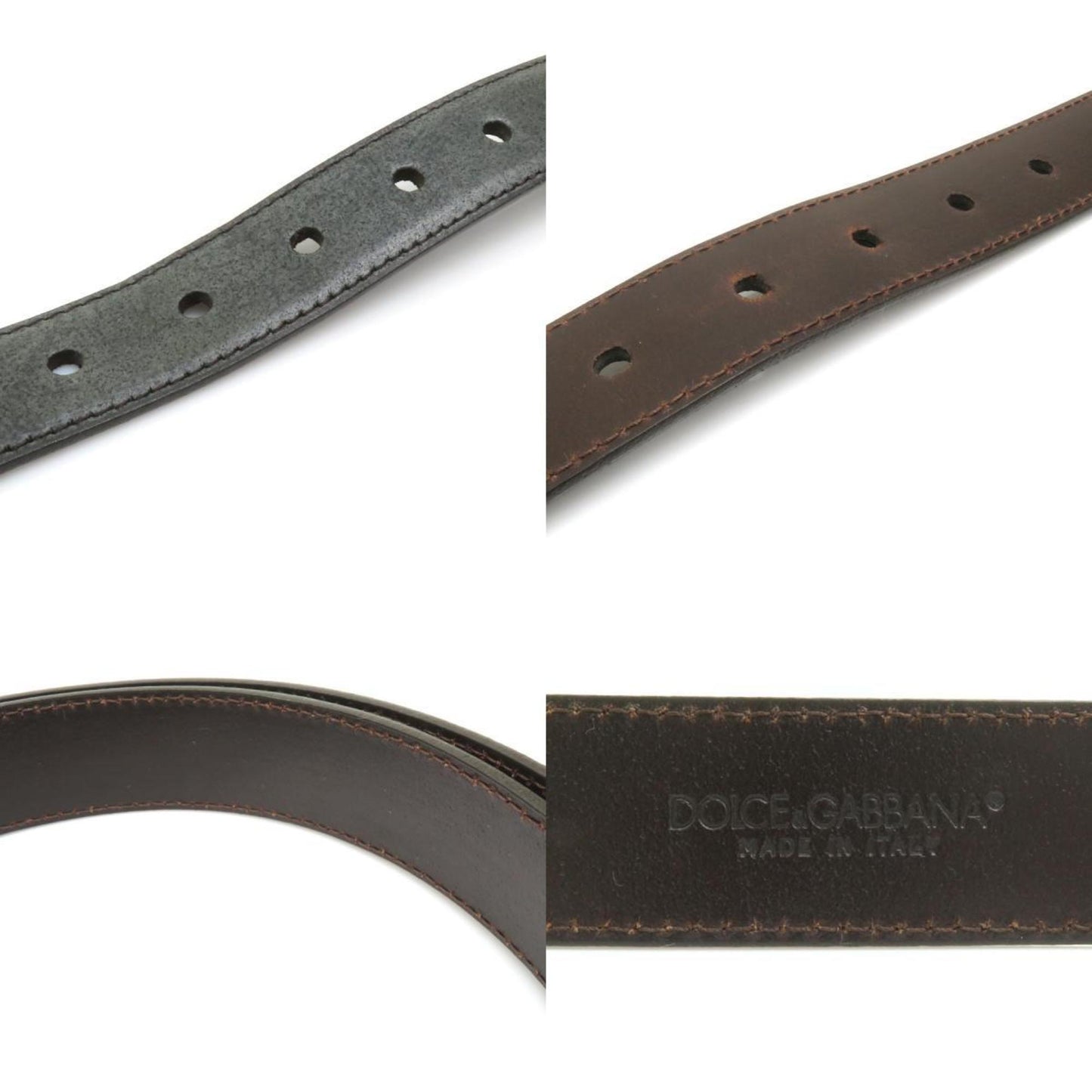 Dolce & Gabbana Dolce&Gabbana Belt Leather Grey