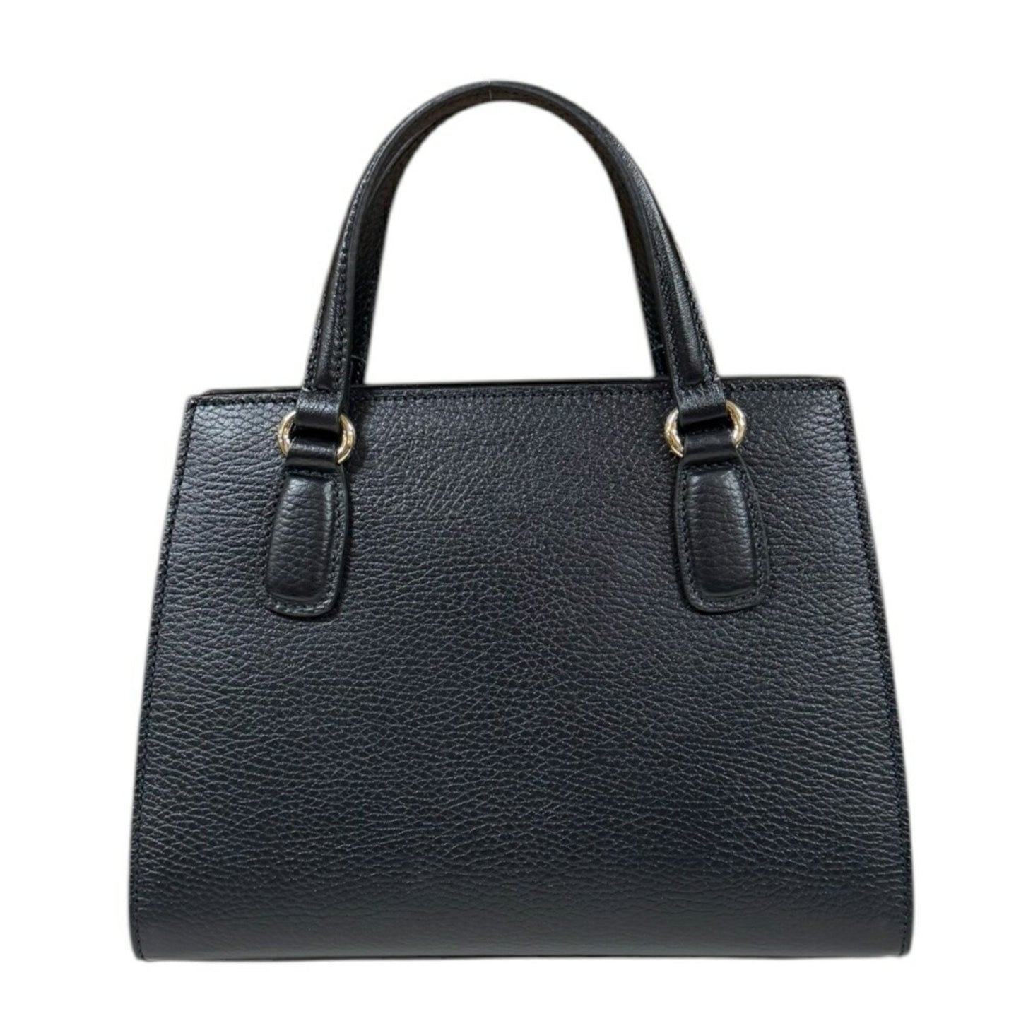 Gucci Interlocking G Soho Shoulder Bag Leather 607722 Black