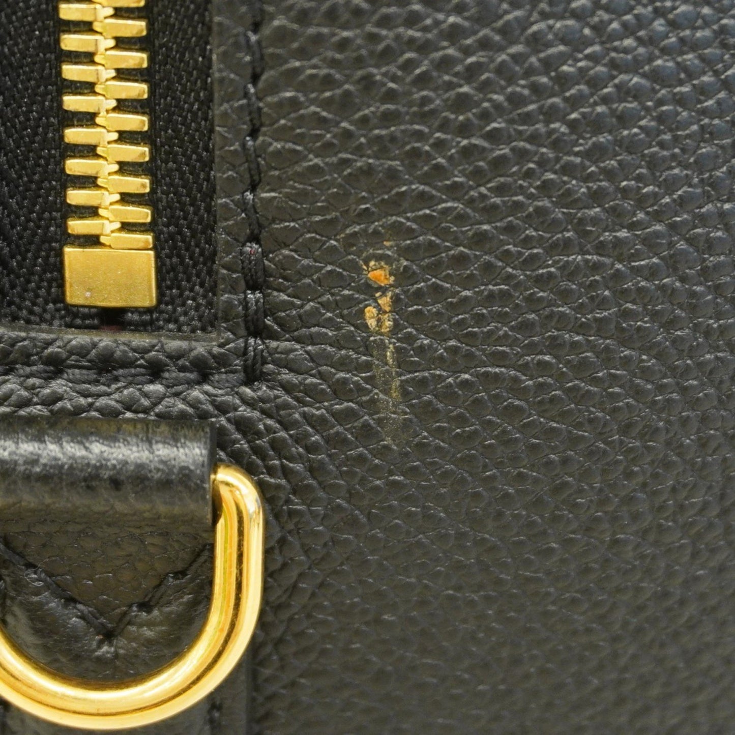 Louis Vuitton Monogram Empreinte Two-Tone Speedy Bandouliere 25 Handbag M58947 Black/Beige