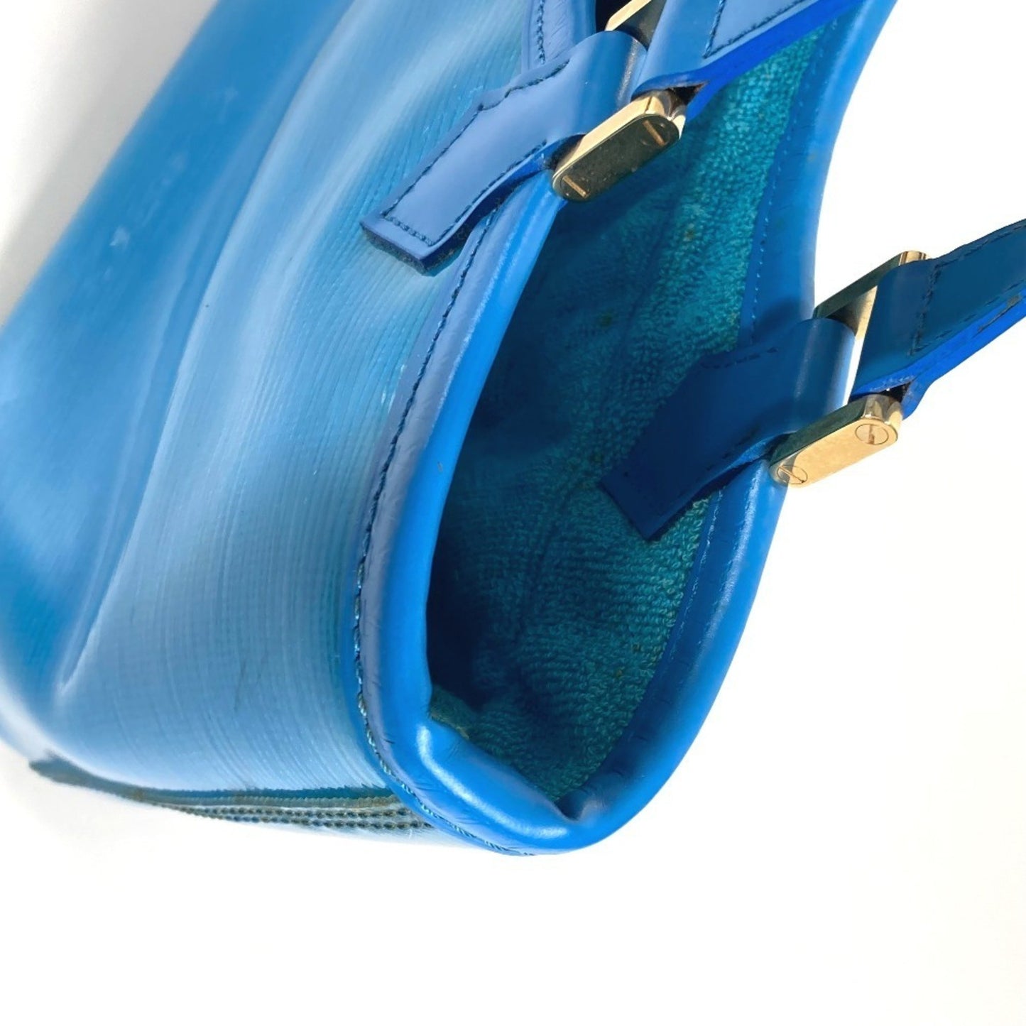Louis Vuitton M92472 Epi Plage Mini Lagoon Bay Tote Bag Handbag Vinyl Leather
