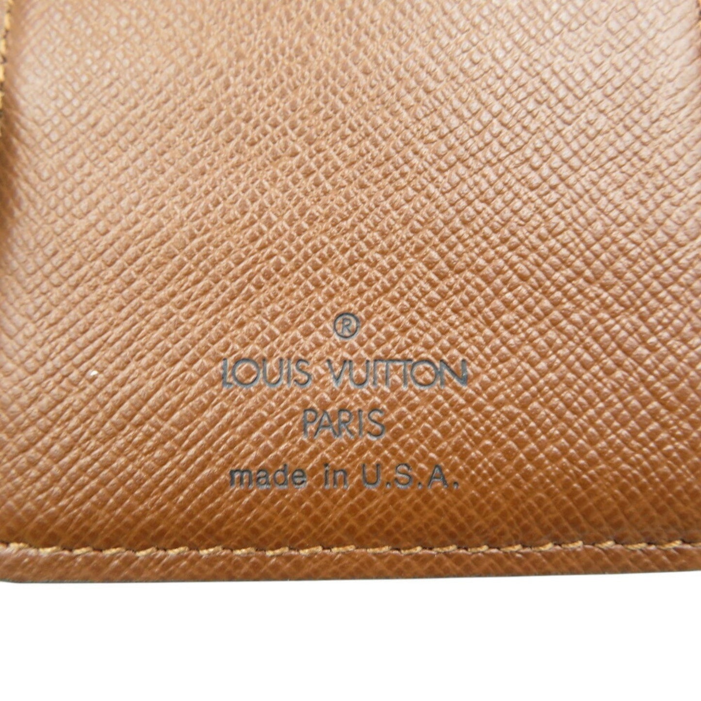 Louis Vuitton Monogram Portefeuille Viennese M61674 Canvas Brown Bi-Fold Long Wallet 1098Louis