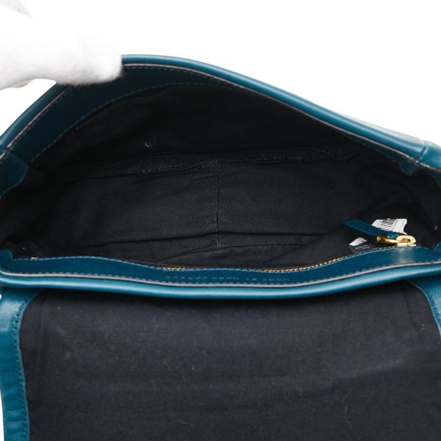 Marc Jacobs Shoulder Bag Blue Leather