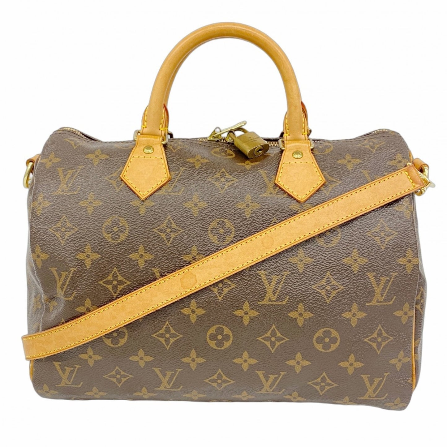 Louis Vuitton Monogram Speedy Bandouliere 30 Handbag M46980 Brown