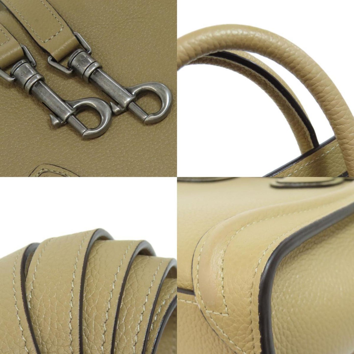 Celine Luggage Nano Handbag Calfskin