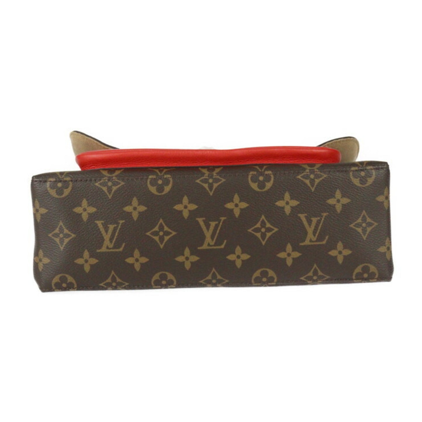 Louis Vuitton Louis Vuitton Marignan Monogram Handbag M44286 Leather Brown Coquelicot Shoulder Bag