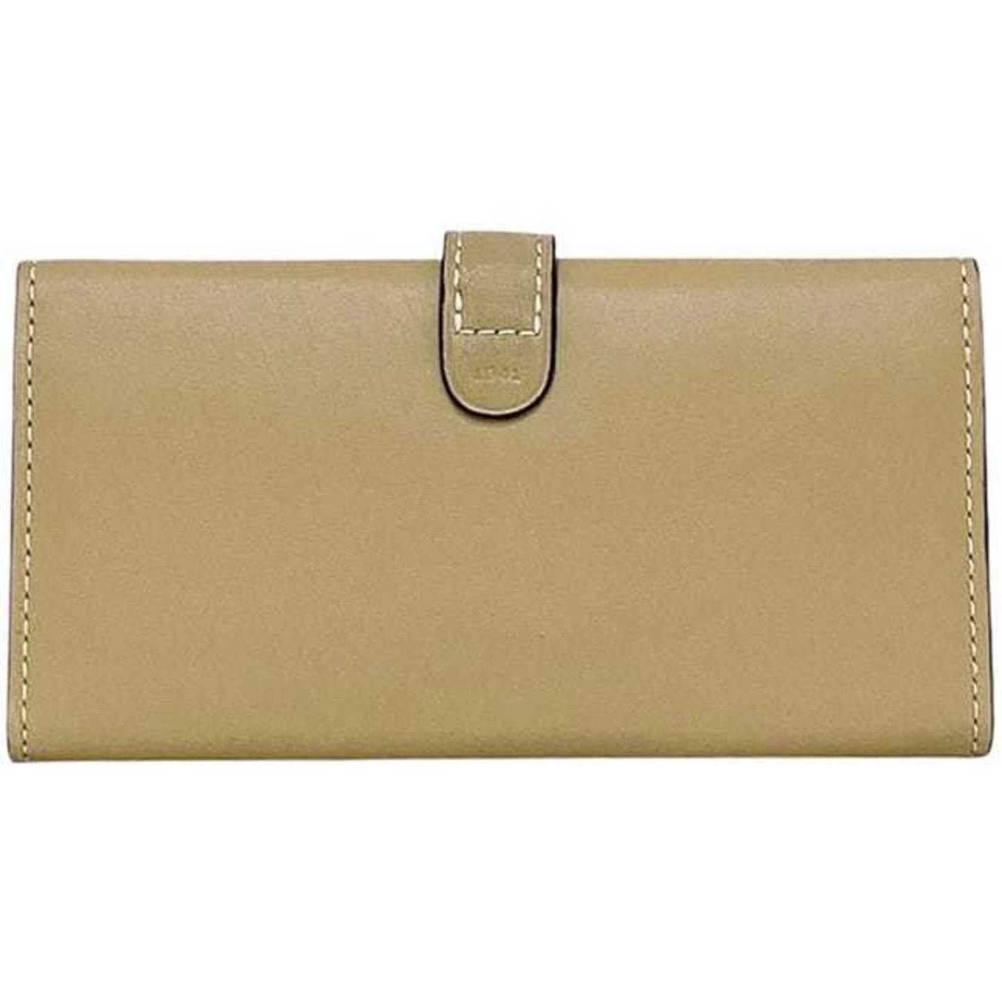 Coach Tri-Fold Long Wallet Ec-23718 Beige 57197 Leather 1941 Coach