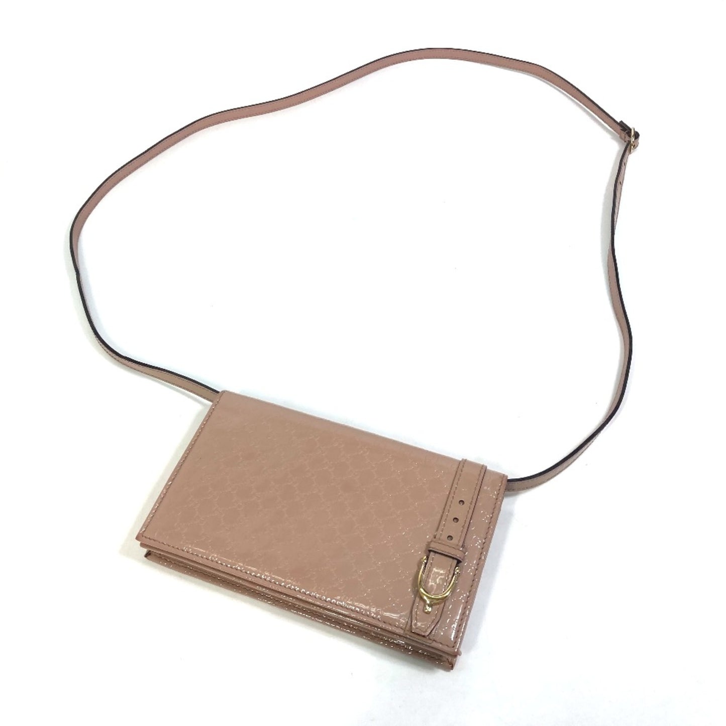Gucci 354086 Gg/Crossbody Bag Shoulder Wallet Shoulder Bag Beige Goldhardware