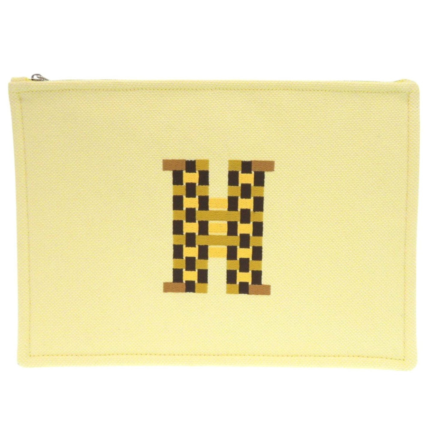 Like New Hermes H Tissage Flat Pouch