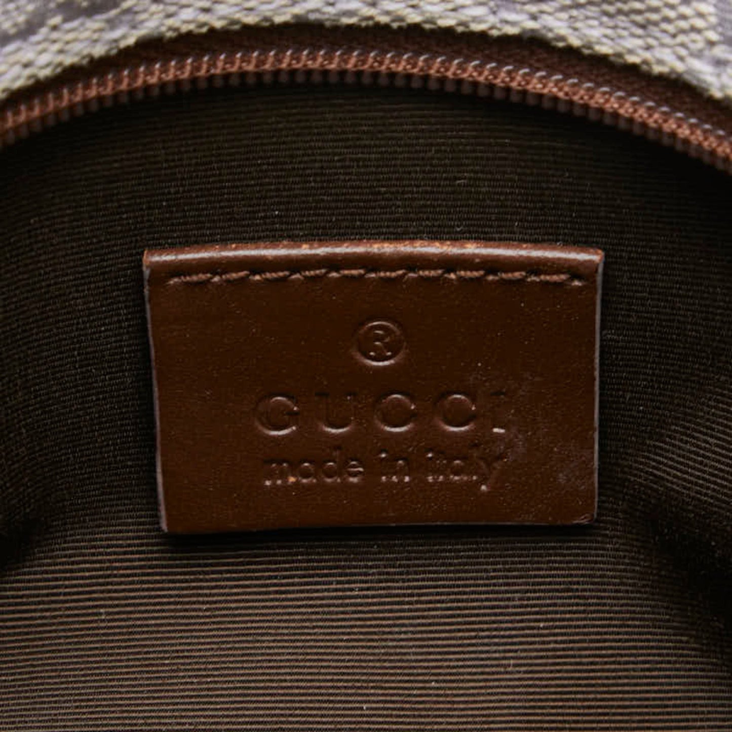 Gucci Gg Canvas Shoulder Bag/Pouch 90781 Purple/Brown