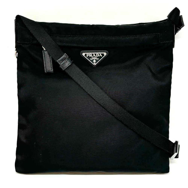 Prada Shoulder Bag Nylon Black Triangle 2Vh055 Prada