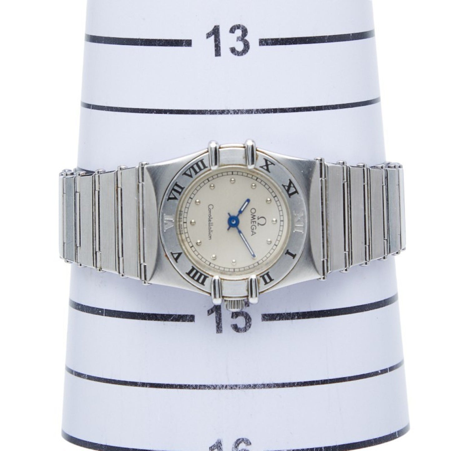 Omega Constellation Quartz Watch With Silver Dial And Stainless Steel