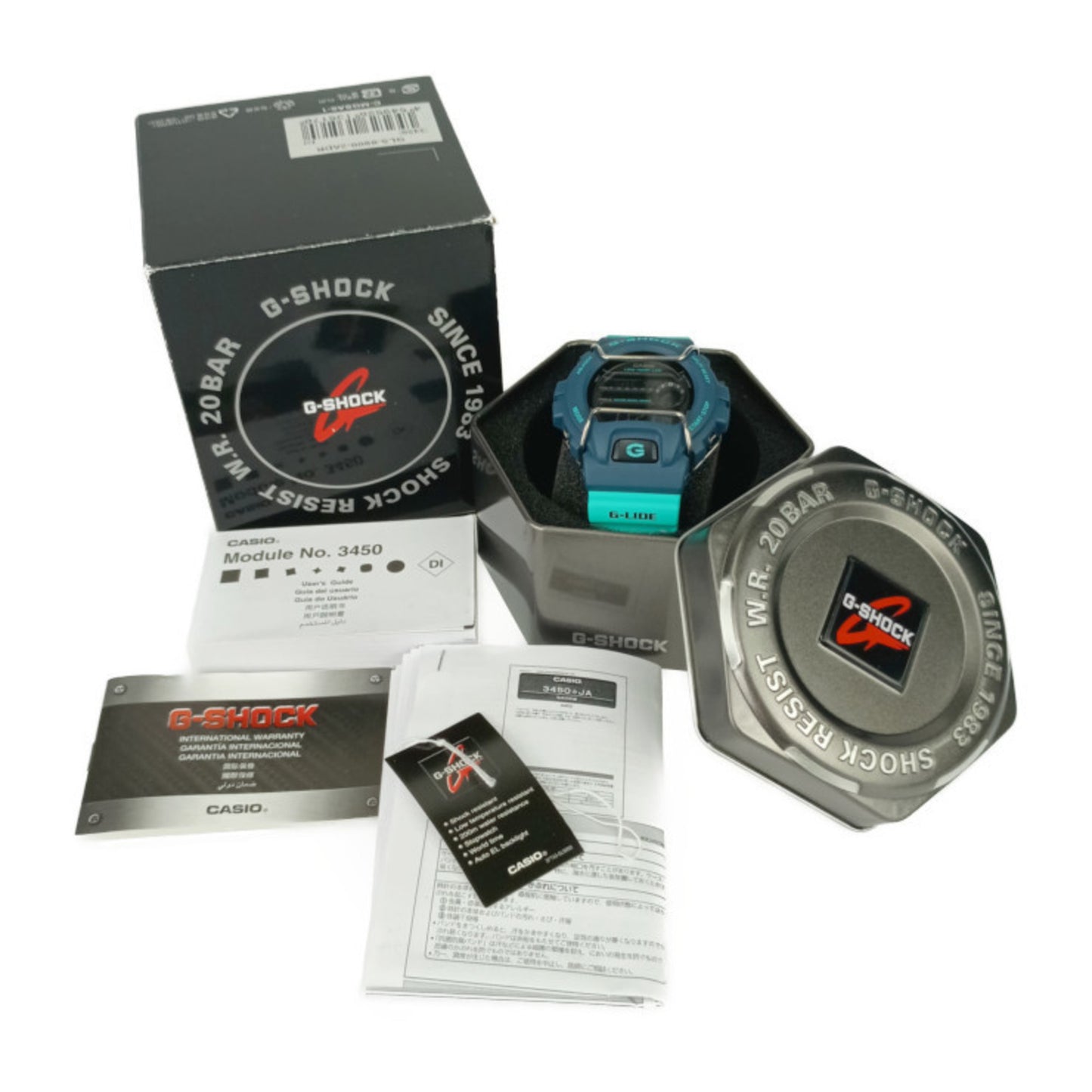 Casio Casio Watch G-Shock G-Lide Gls-6900-2Adr (Gls-6900-2Jf) Green Black Dial Resin Stainless Steel