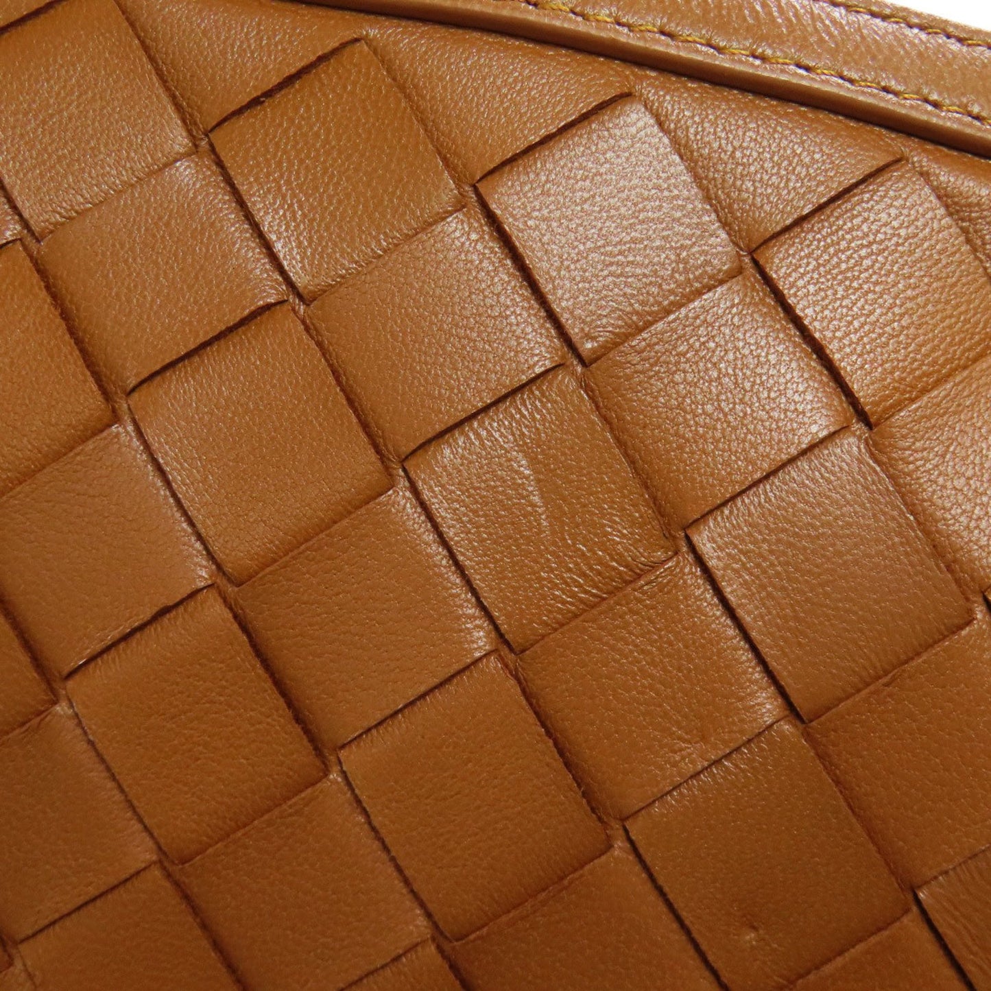 Bottega Veneta Mini Sunrise Intrecciato Shoulder Bag In Calfskin