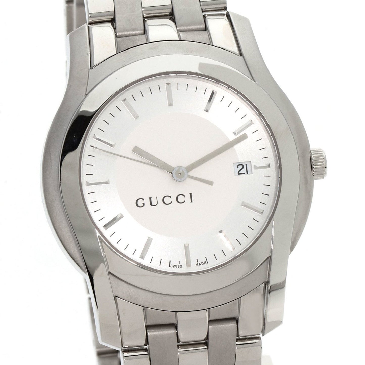 Gucci 5500Xl Watch Stainless Steel/Ss