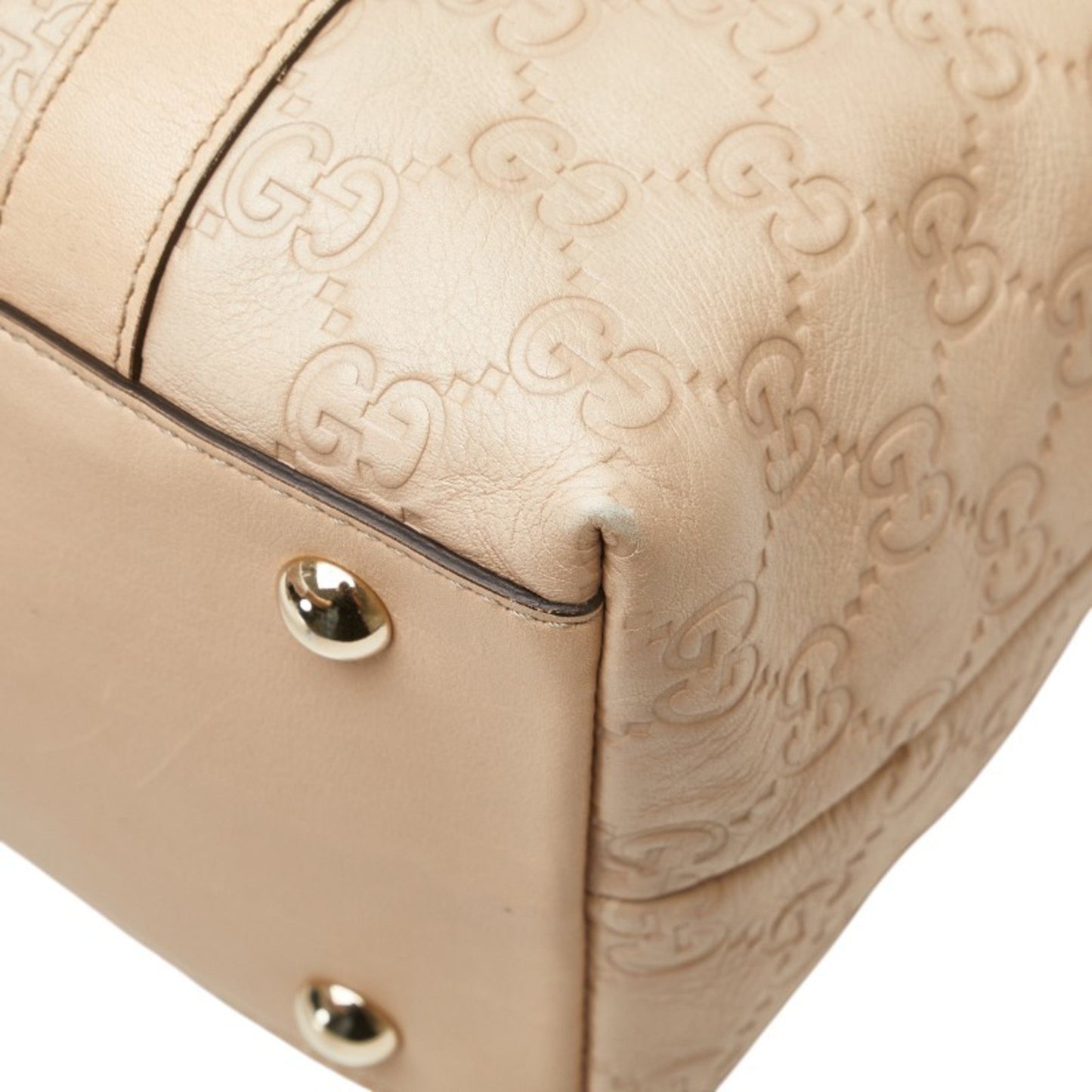 Gucci Guccissima Tote Bag 141470 Beige Pink Leather