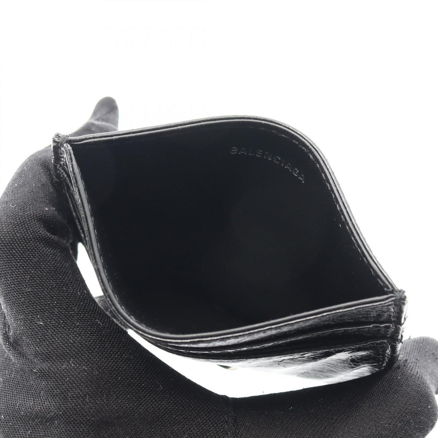 Balenciaga Monaco Business Card Holder/Card Case Leather