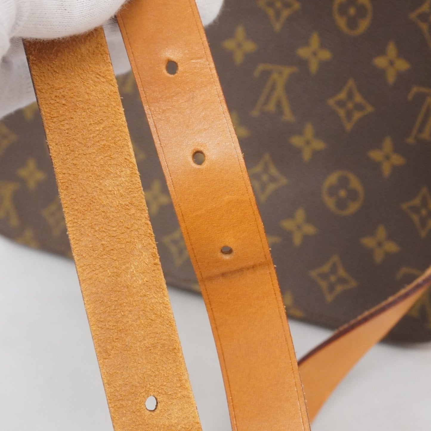 Louis Vuitton Monogram Cartouchiere Gm Shoulder Bag M51252 Brown