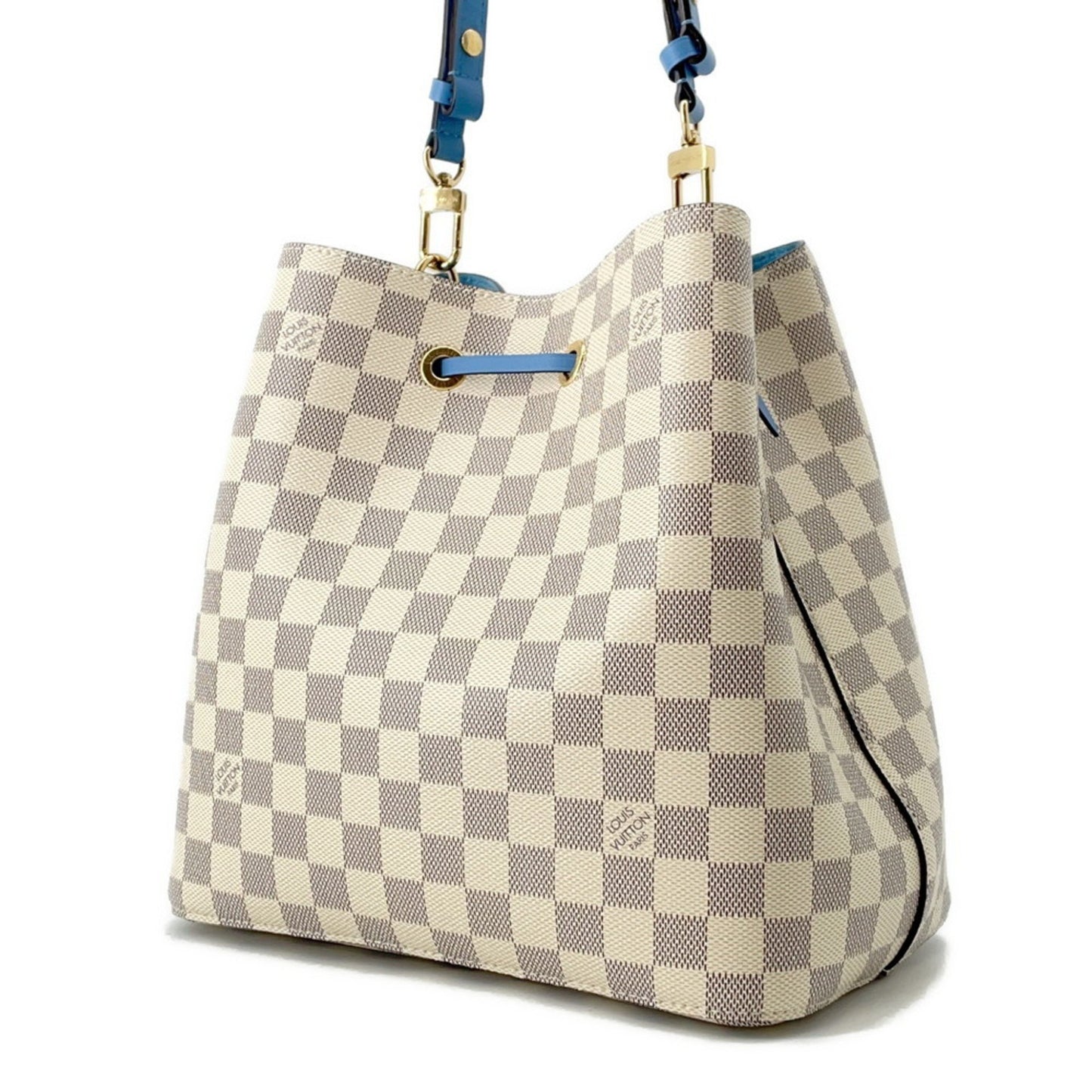 Louis Vuitton Shoulder Bag Damier Azur Neonoe N40153 Louis Vuitton Blue