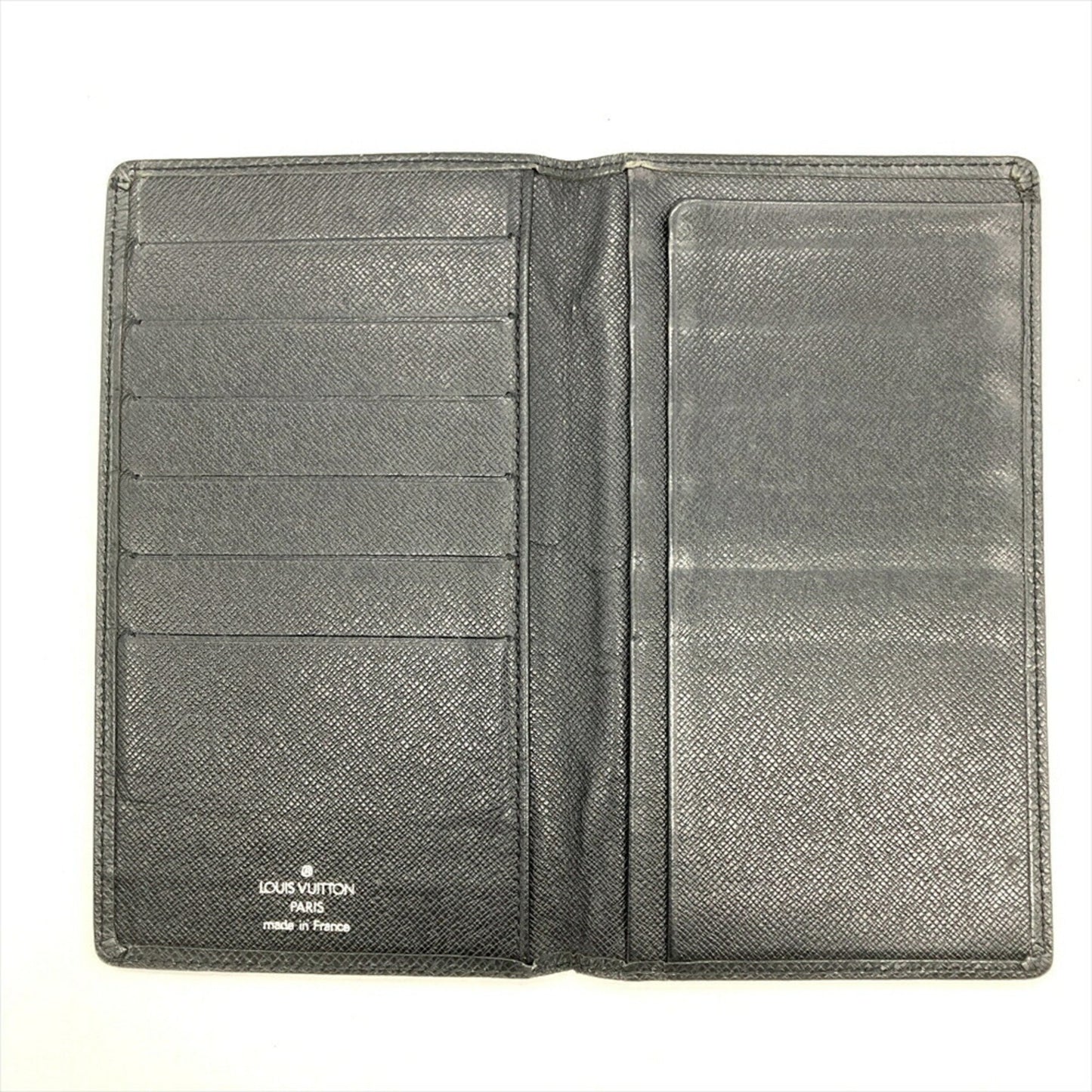 Louis Vuitton Louis Vuitton Porte Chaquie Carte Credit Wallet Taiga M30412 Ardoise Mi1001 Black